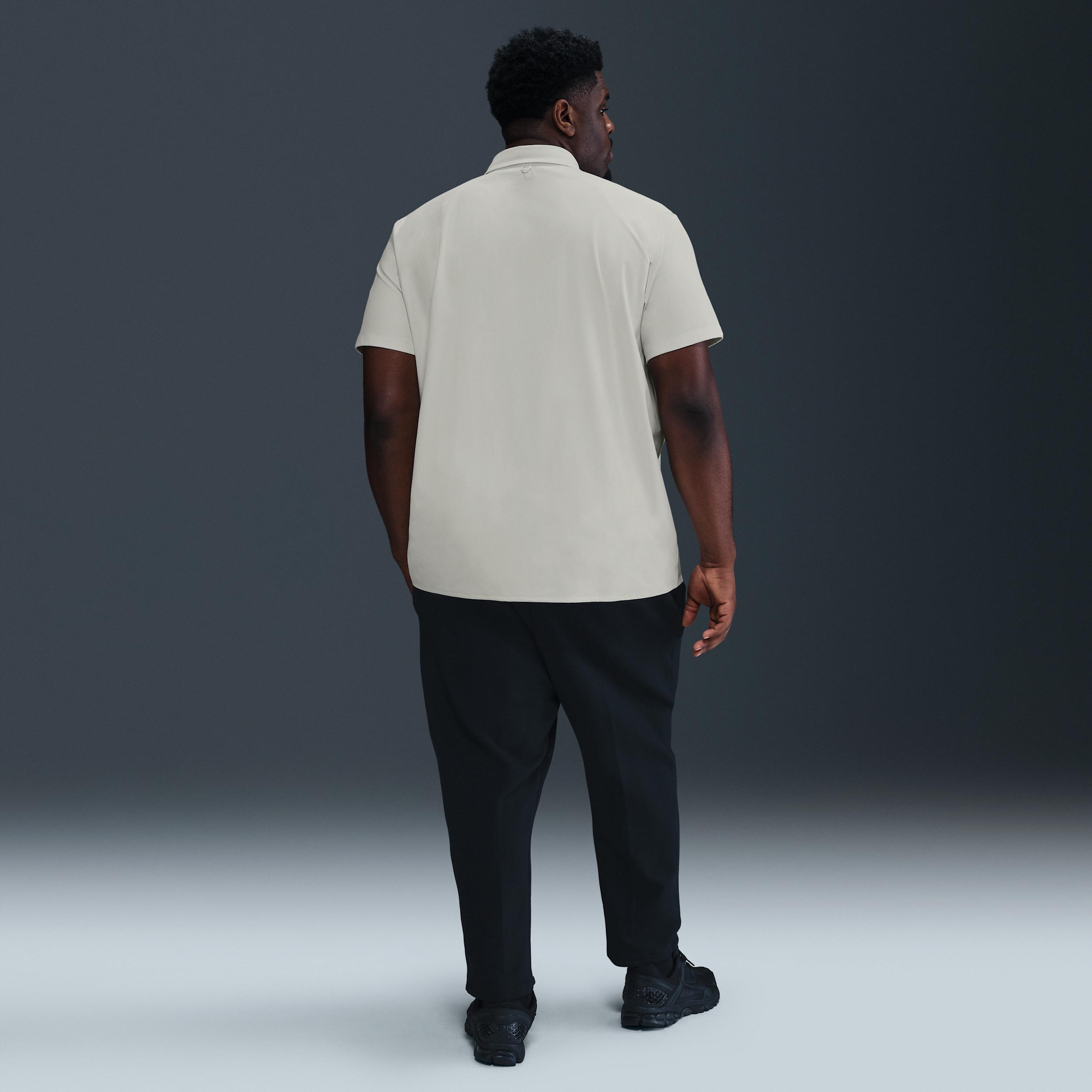 Nike Mens 24.7 PerfectStretch Dri-FIT Short-Sleeve Snap-Down Top | HQ6958-133 Product Image