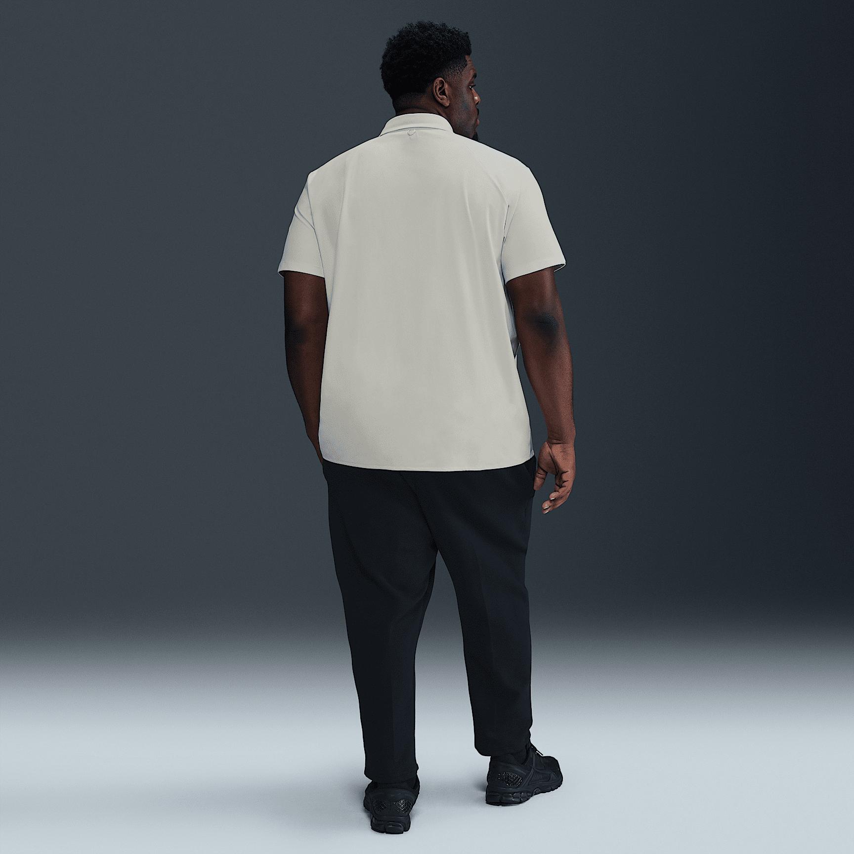 Nike Mens 24.7 PerfectStretch Dri-FIT Short-Sleeve Snap-Down Top | HQ6958-133 Product Image