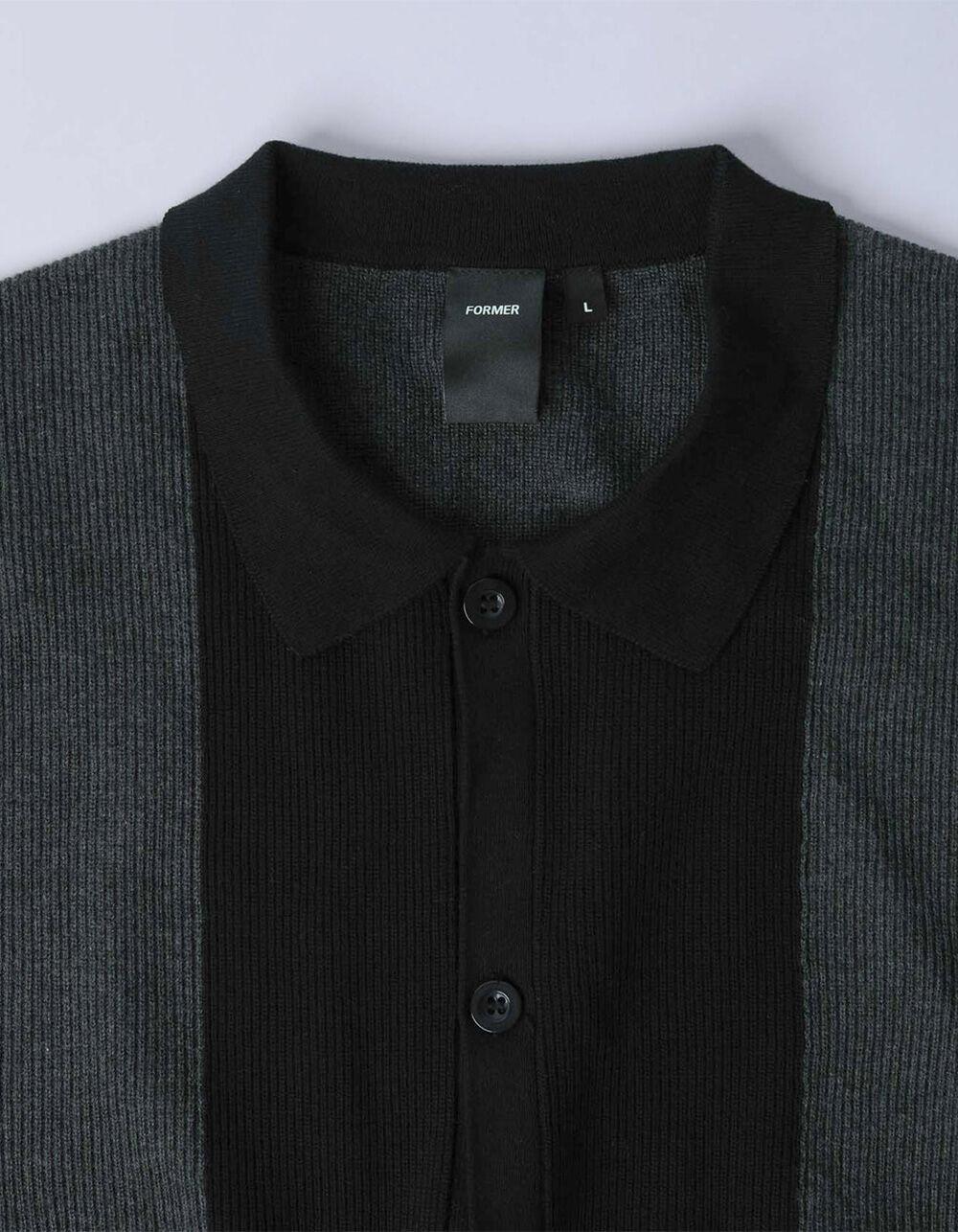 FORMER Marilyn Mens Button Up Shirt - BLACK COMBO Product Image