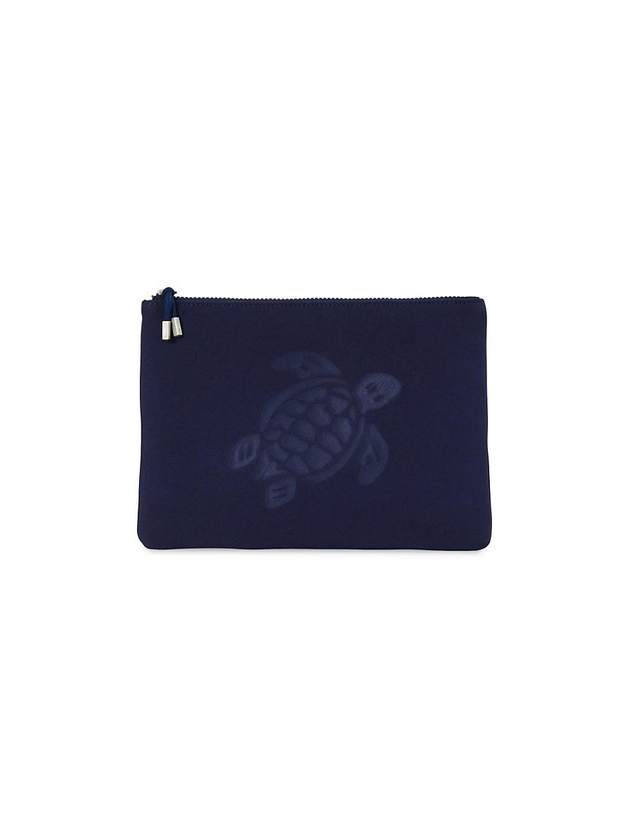 Mens Embossed Turtle Zip-Up Pouch Product Image