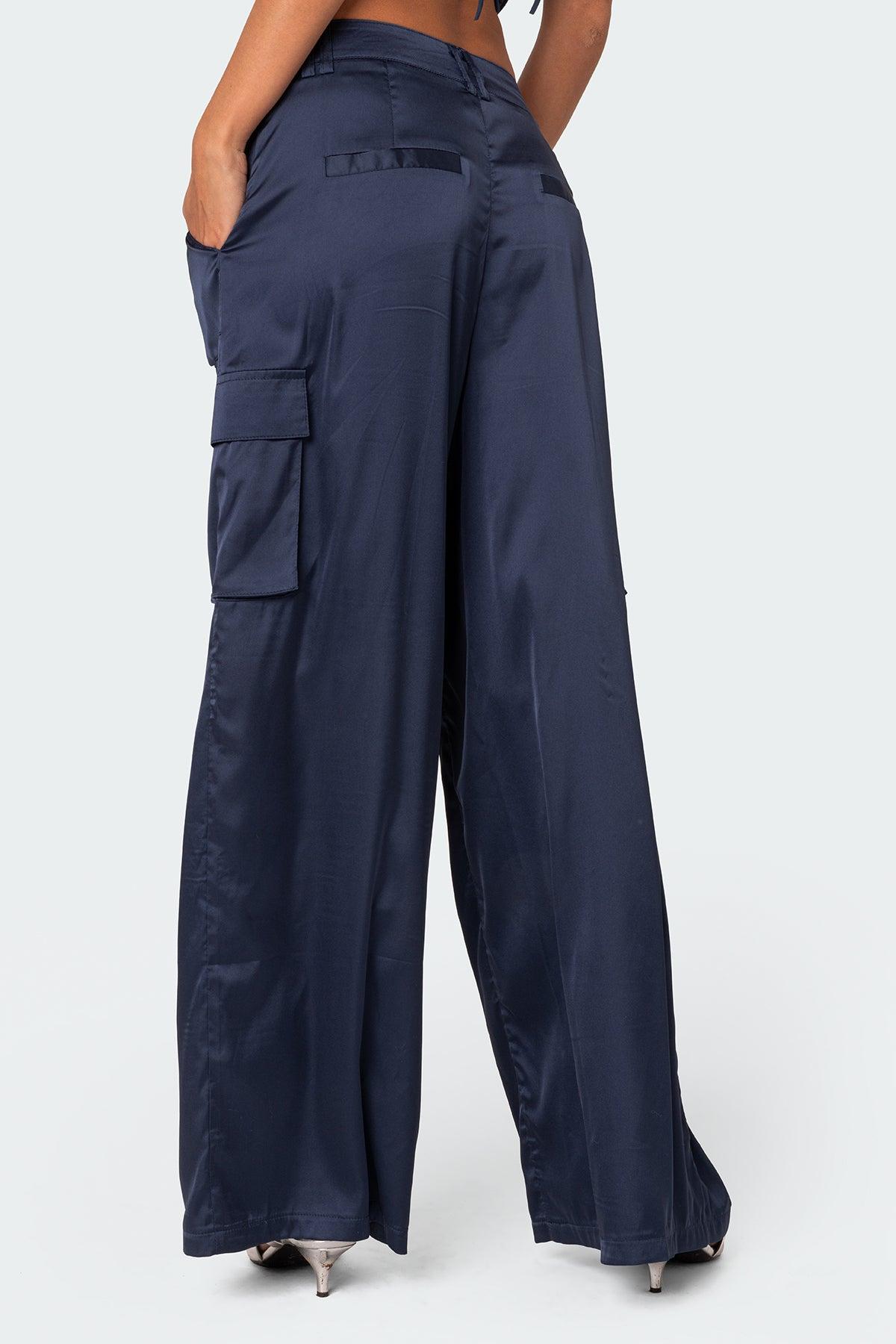 Kelsey Satin Effect Trousers Product Image