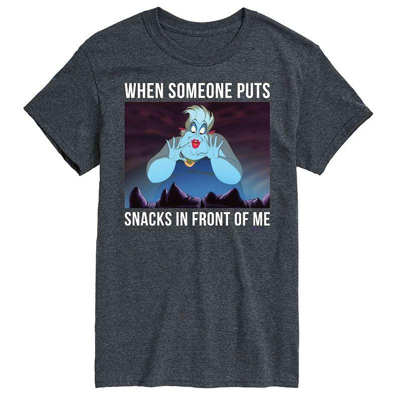 Disney's Villians Big & Tall Ursula Snacks Graphic Tee, Men's,  Product Image