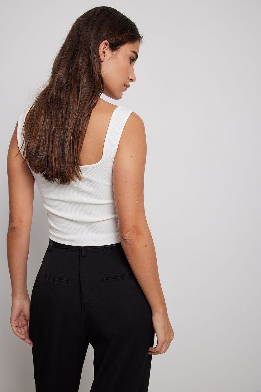 Squared Neck Singlet Product Image