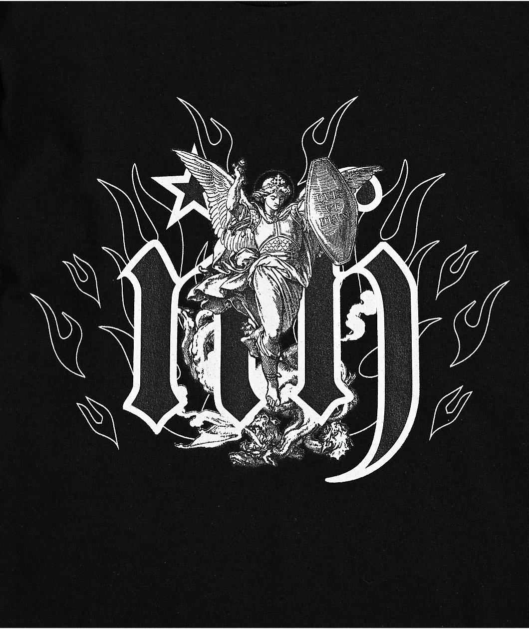 Ninth Hall Angels Black Long Sleeve T-Shirt Product Image