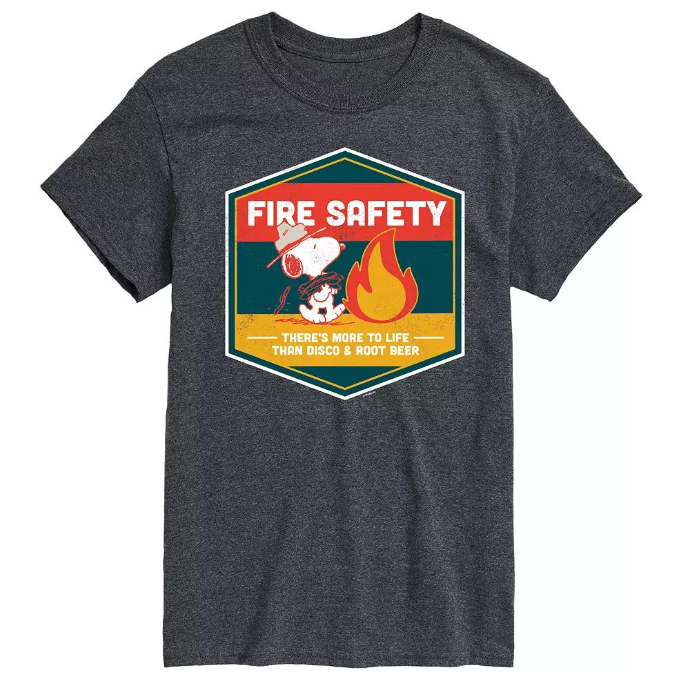 Big & Tall Peanuts Beagle Scouts Fire Safety Graphic Tee, Men's,  Product Image