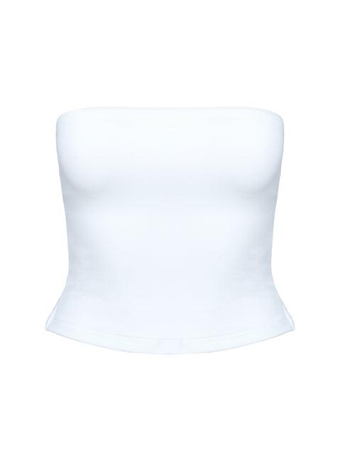 Aurorah Strapless Top White Product Image