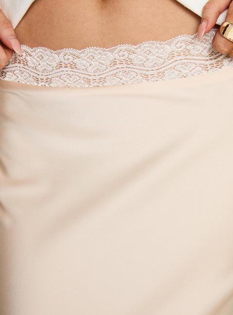 The Charmaine Maxi Skirt Cream Product Image