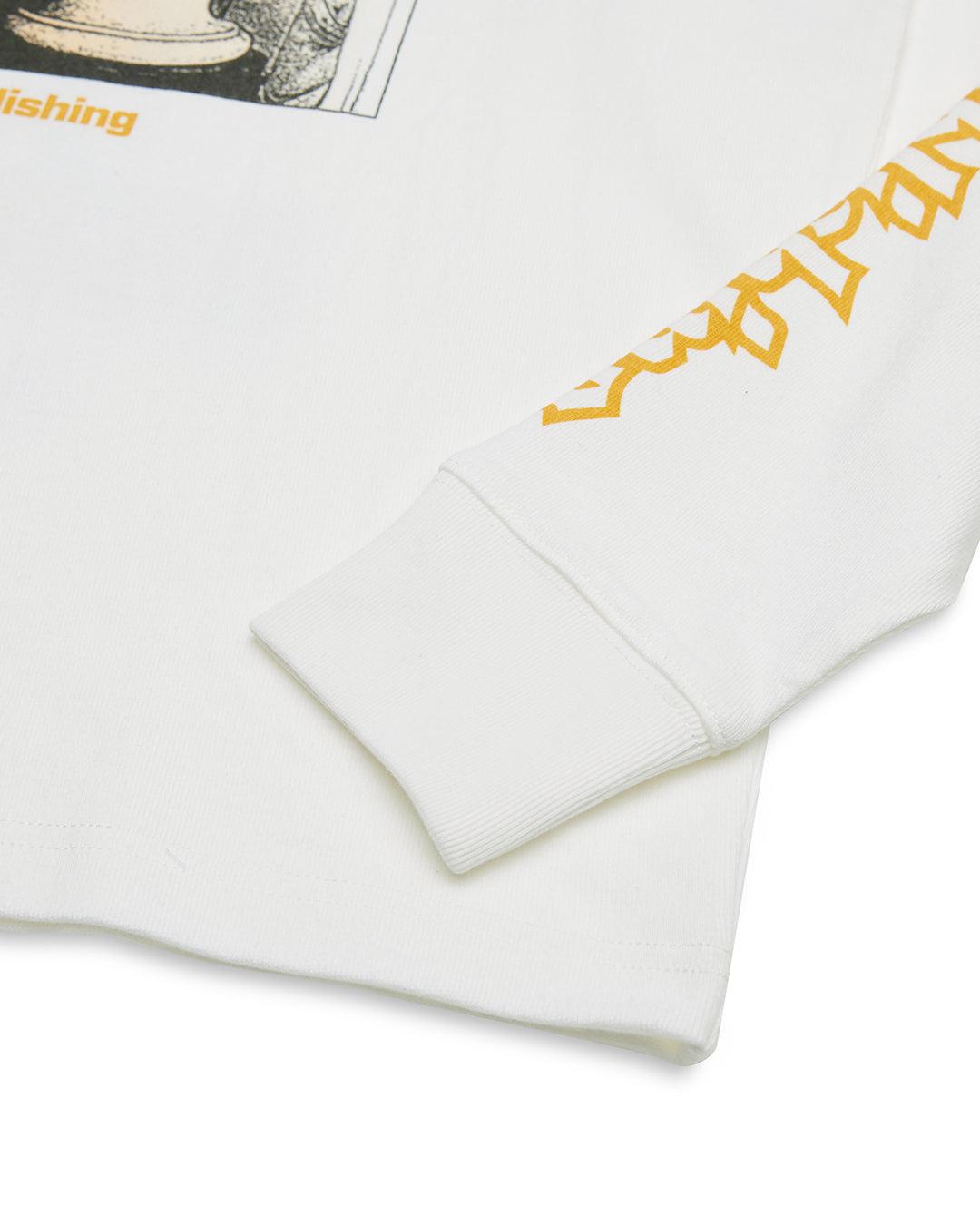 Divine Spark Long Sleeve Tee - Vintage White Product Image