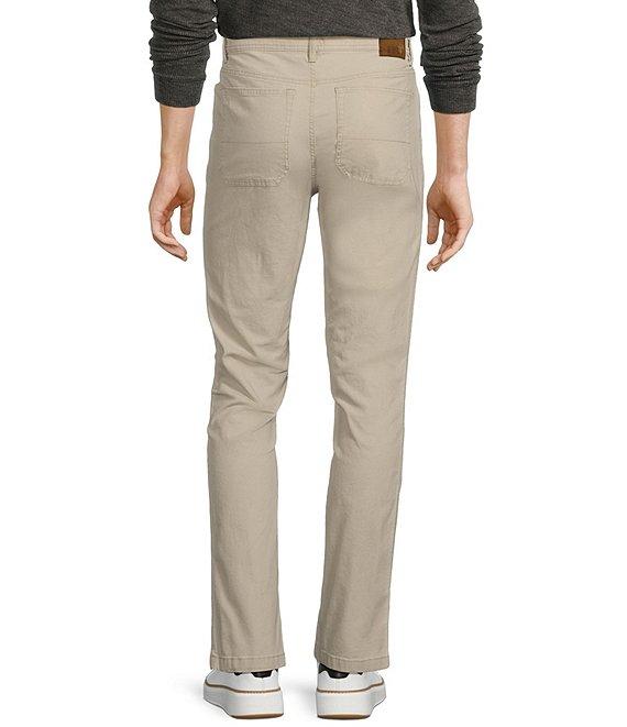 Rowm Flat Front 5-Pocket Garment Dyed Canvas Pants Product Image