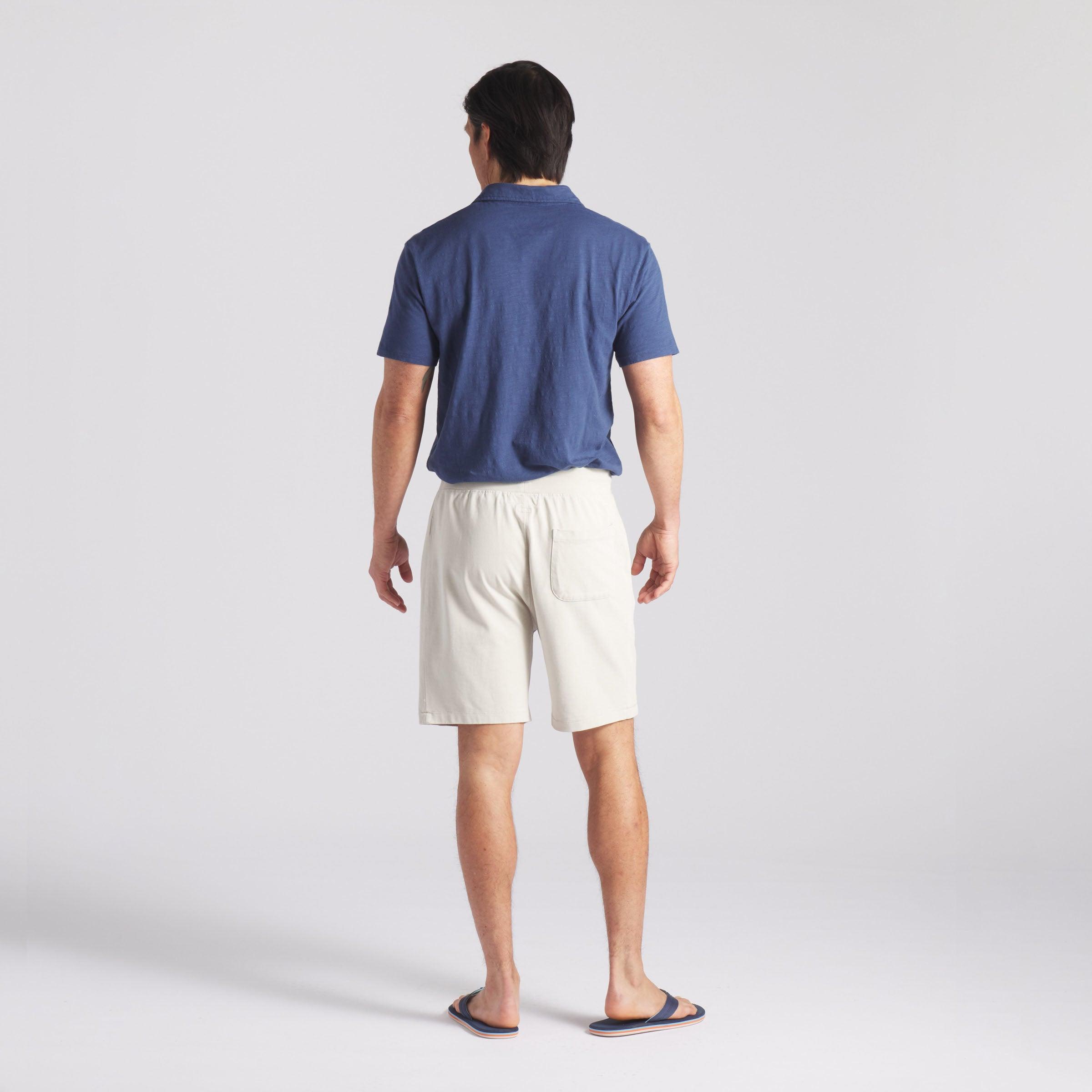 Elevated Jersey Draw Cord Shorts 8" - Light Pebble Product Image
