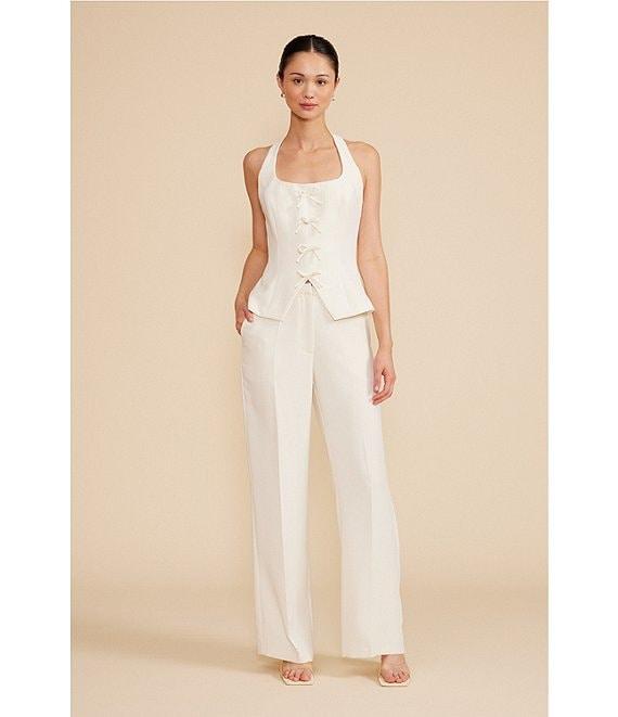 Lucy Paris Valli Solid Wide Leg Pants Product Image