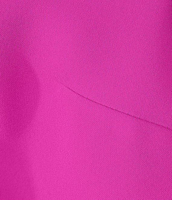 Caroline Rose Matte Crepe Scoop Neck Sleeveless Tank Top Product Image