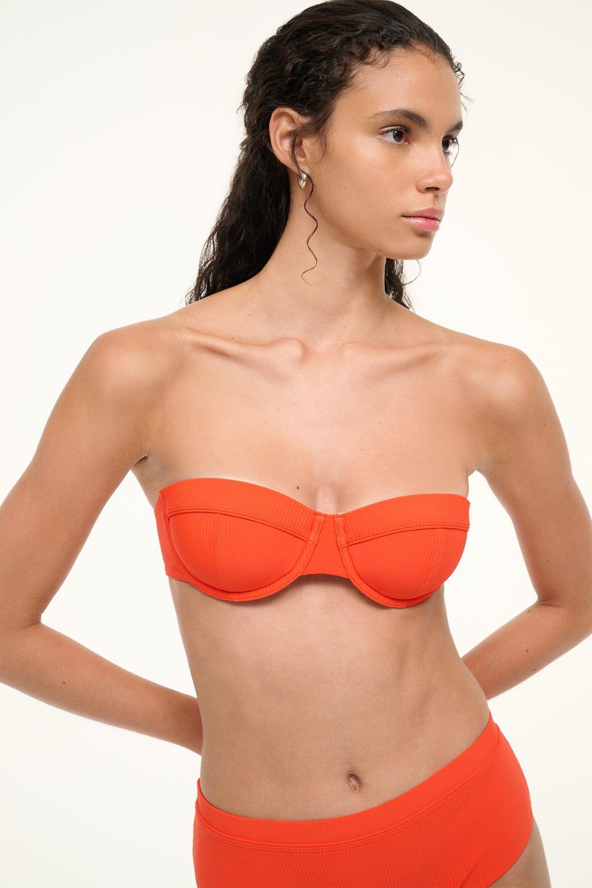 JO BALCONETTE BIKINI TOP | CAYENNE Product Image