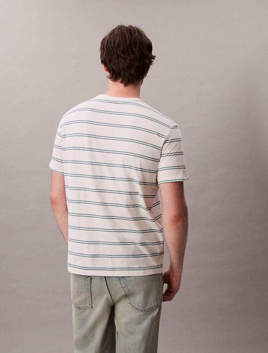 Liquid Touch Stripe Crewneck T-Shirt Product Image