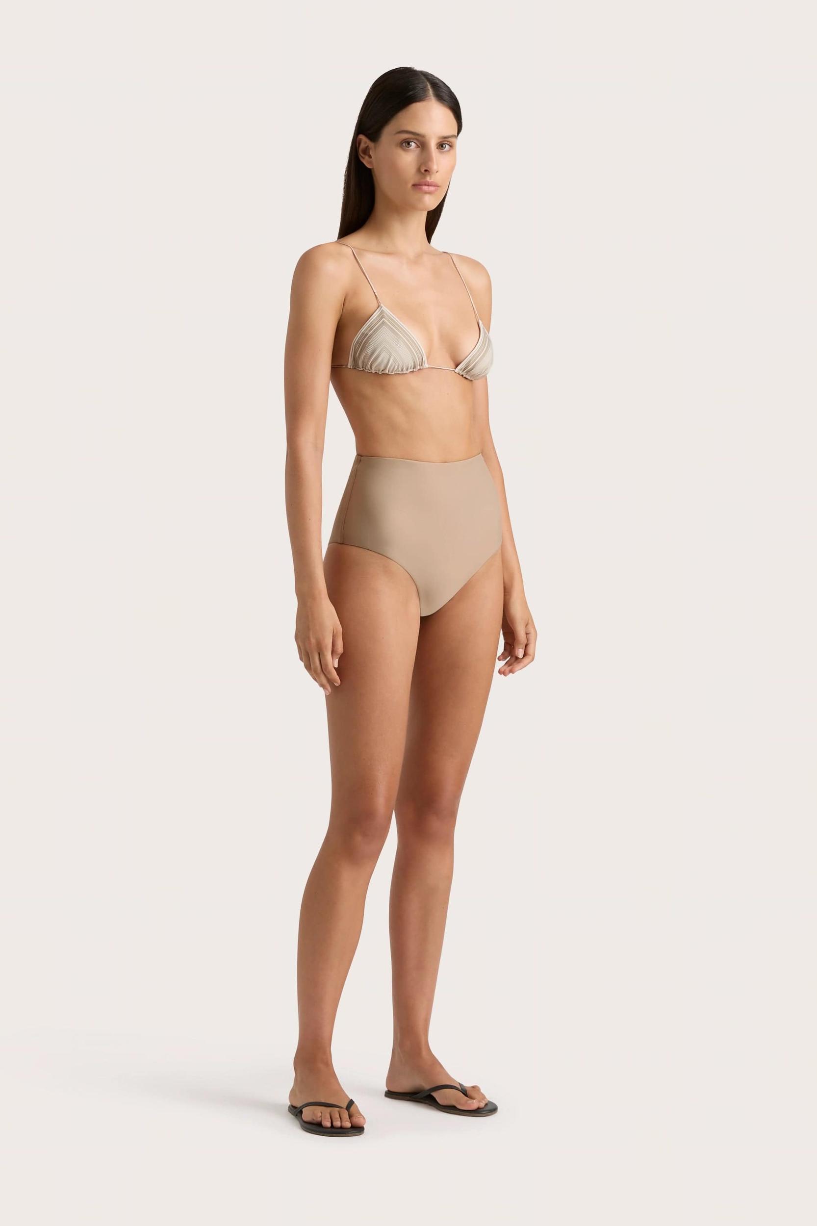 Manon Bikini Bottom Taupe - Final Sale Product Image