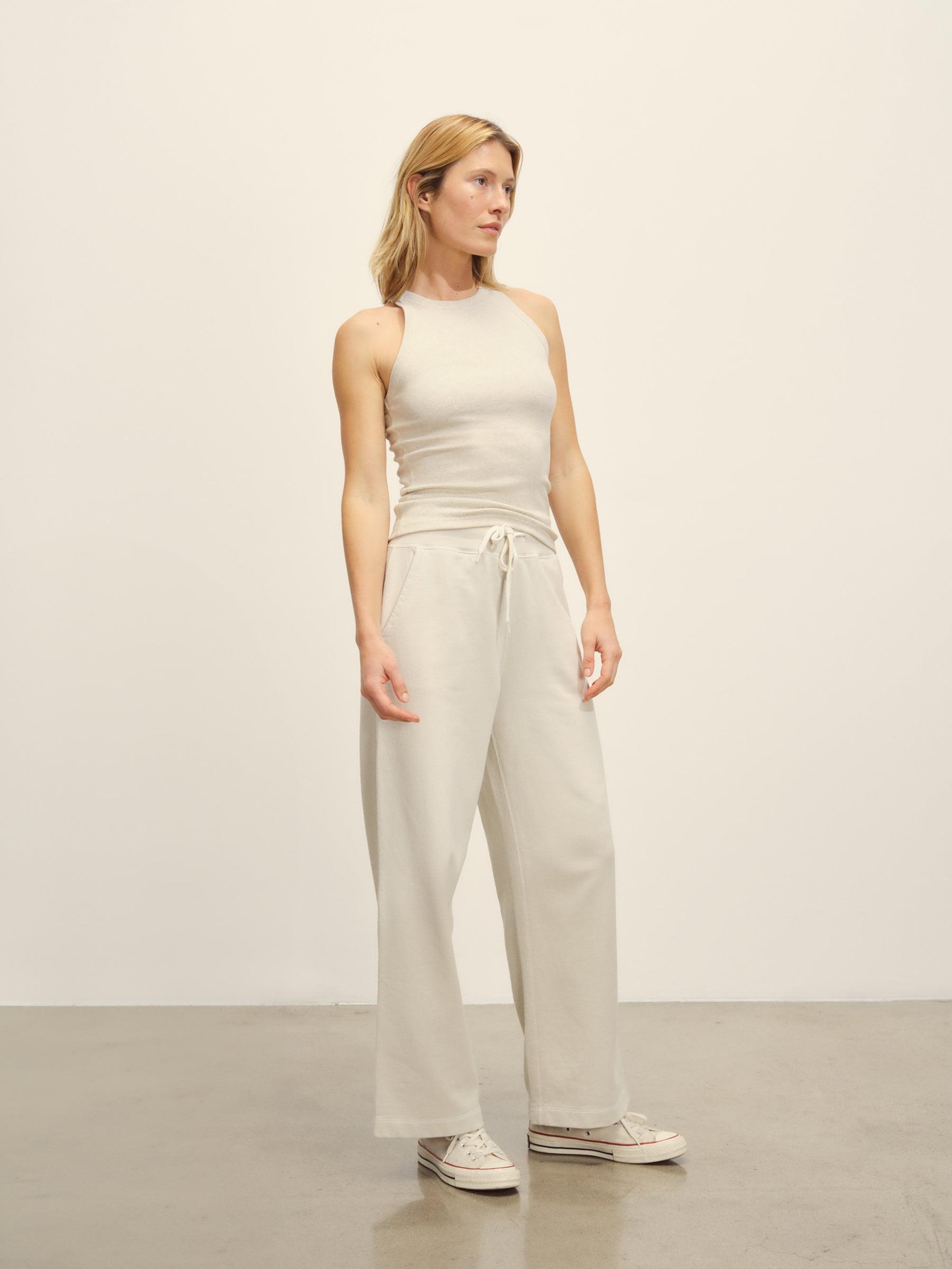 Morning Haze Vintage Interloop Wide Leg Sweatpant Product Image