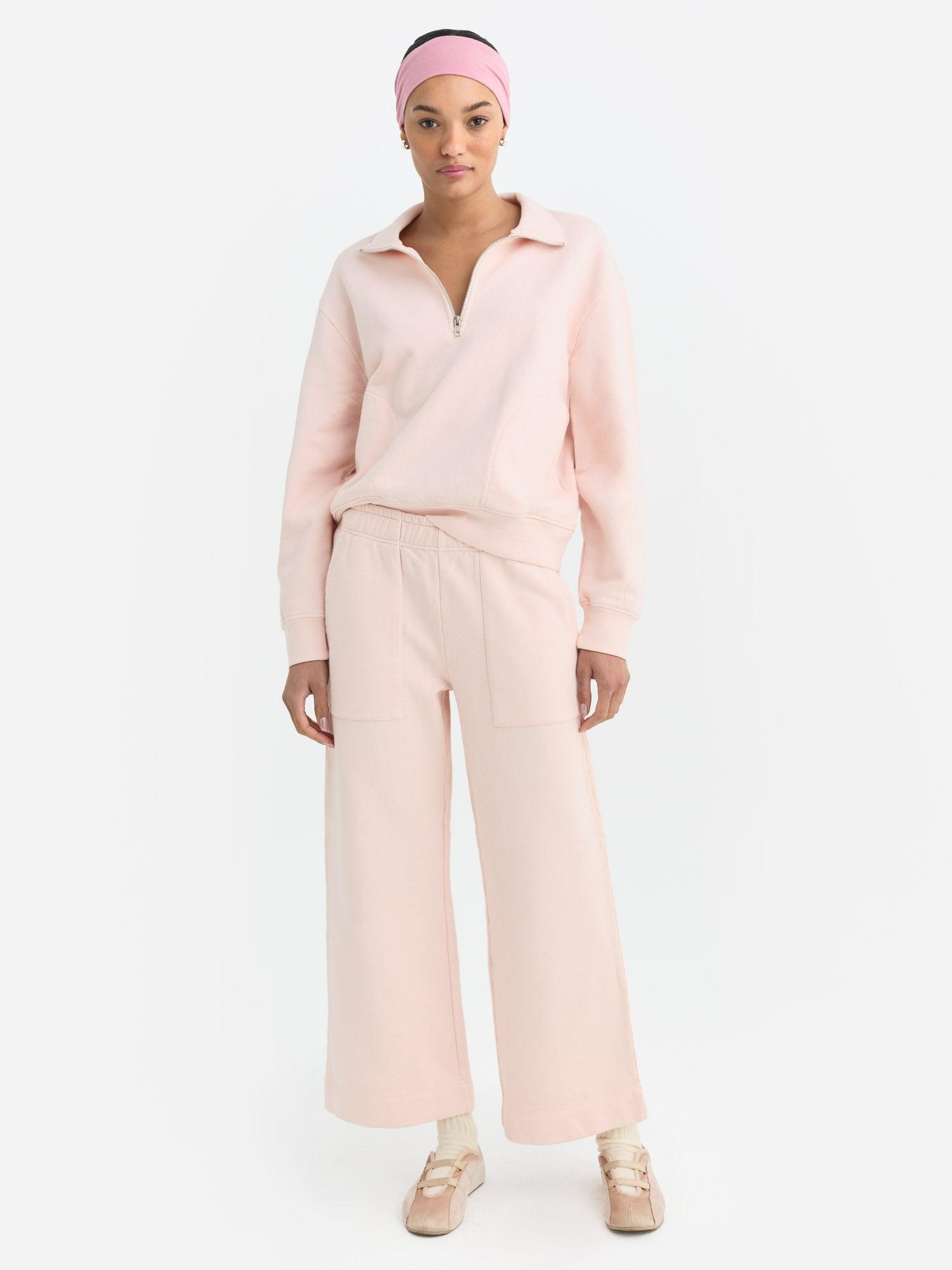 Organic Fleece Wide Leg Pant Female Product Image