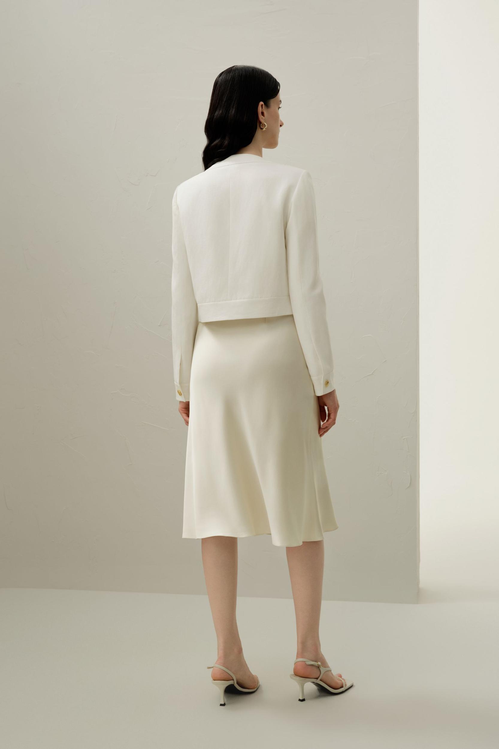 Mara Jacket in Silk Linen Product Image