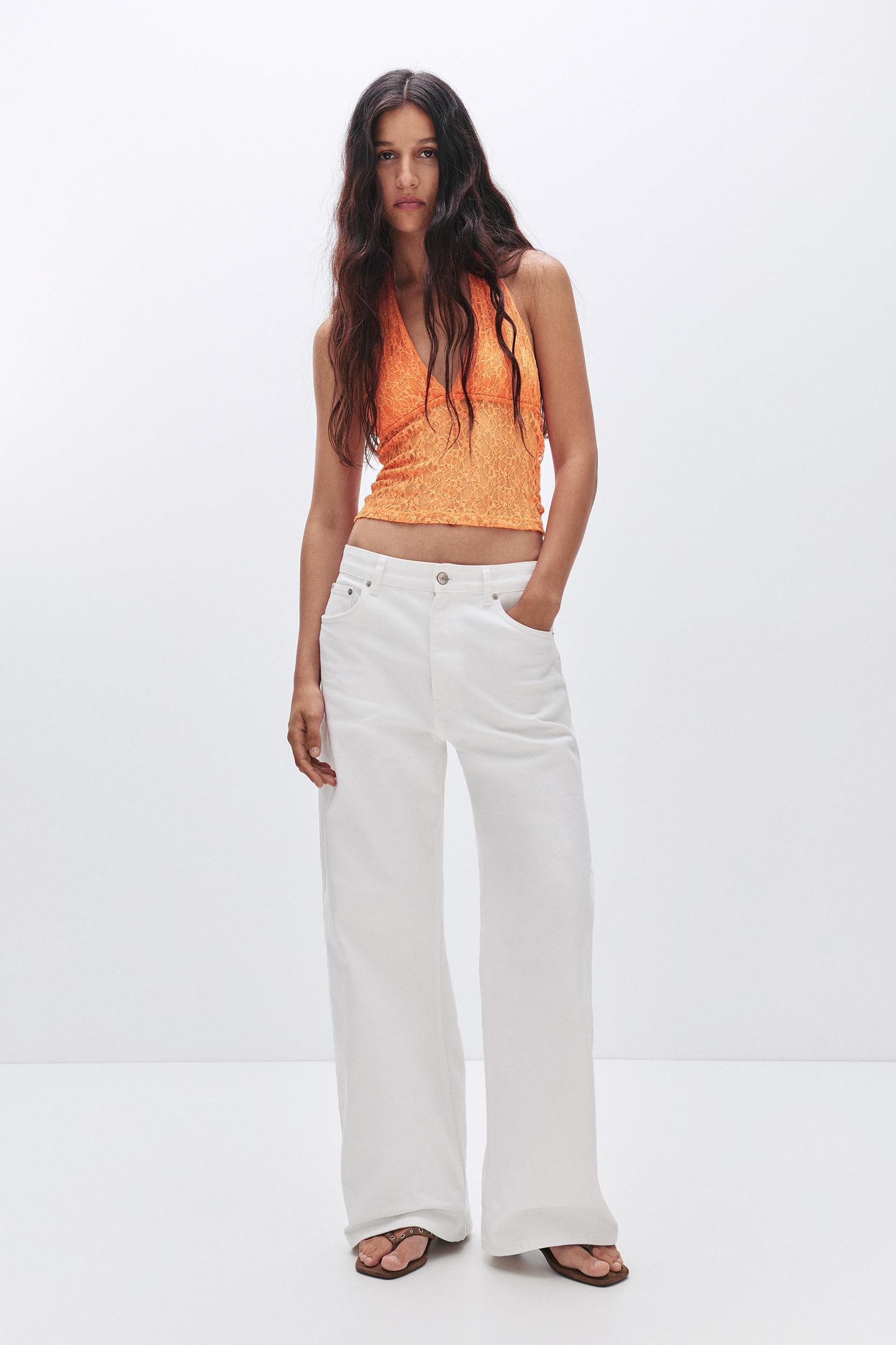 Lace halter top Product Image