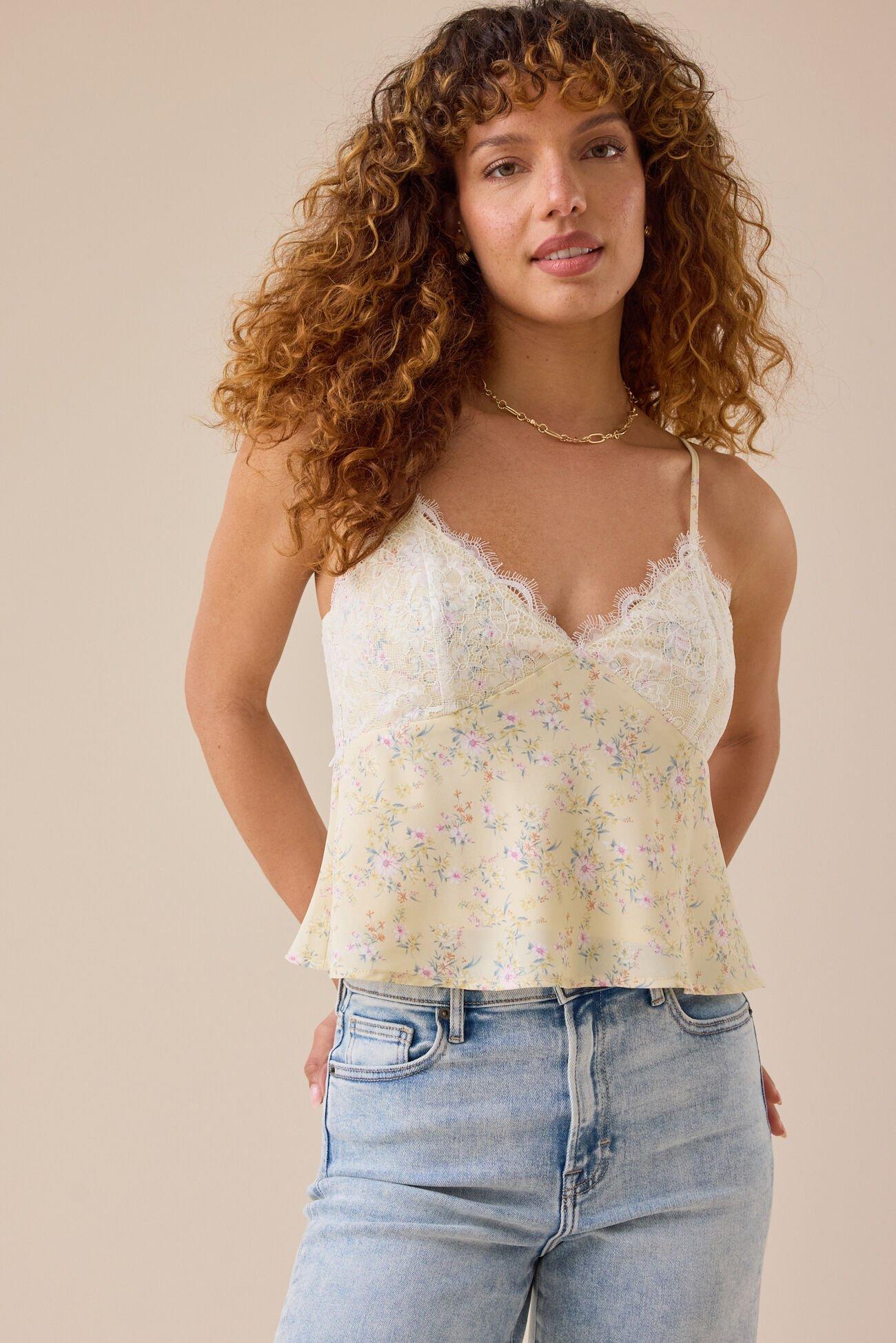 Blakelyn Lace Floral Tank Product Image