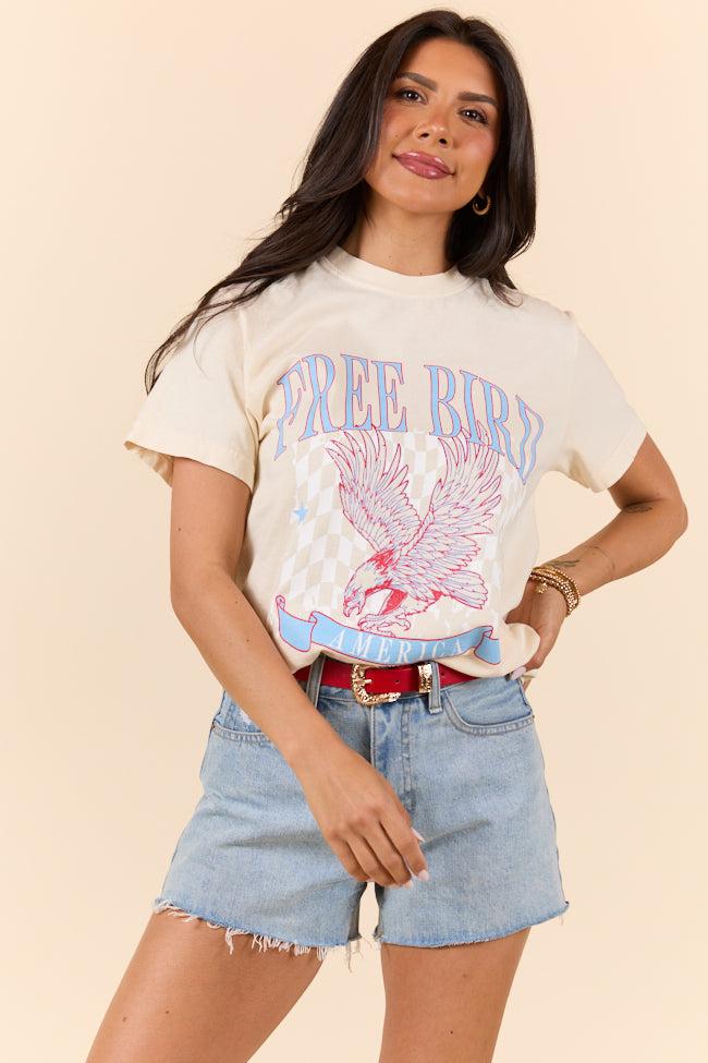 Free Bird Ivory Graphic Tee Product Image