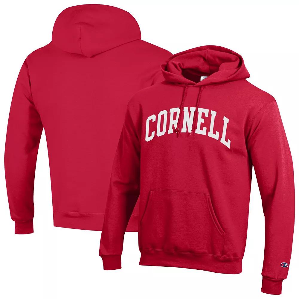 Men's Champion Red Cornell Big Red Basic Arch Fleece Pullover Hoodie,  Product Image