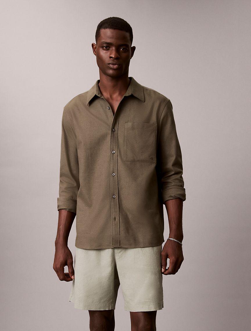 Linen Cotton Pull-On Shorts Product Image