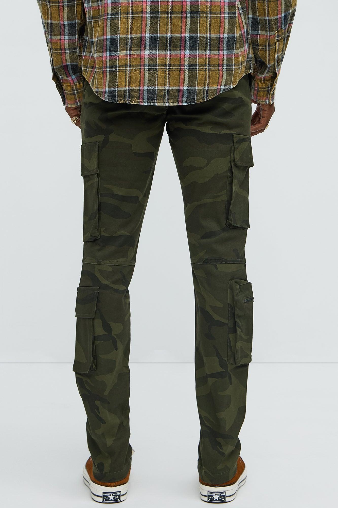 Stay On It Skinny Cargo Pants - Camouflage Male Product Image