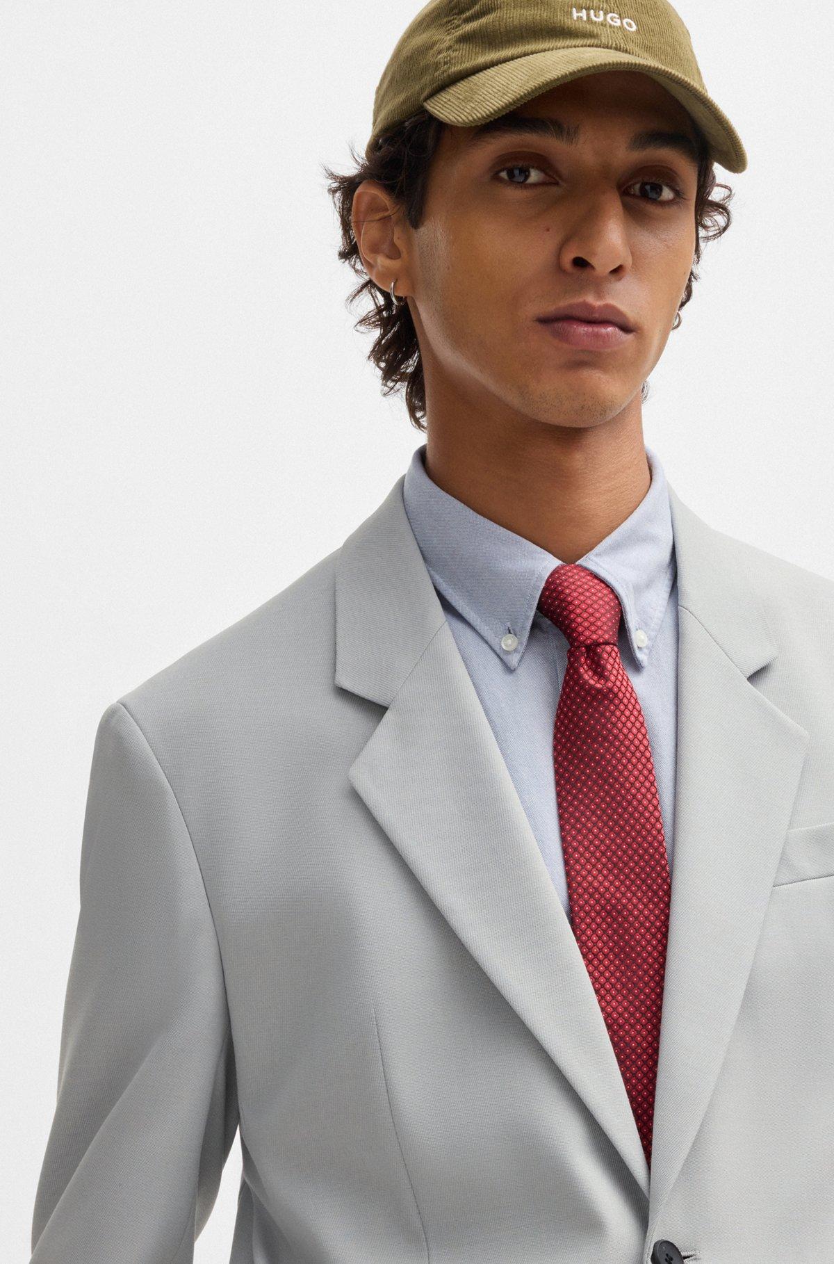 Modern-fit jacket in stretch twill with full lining Product Image