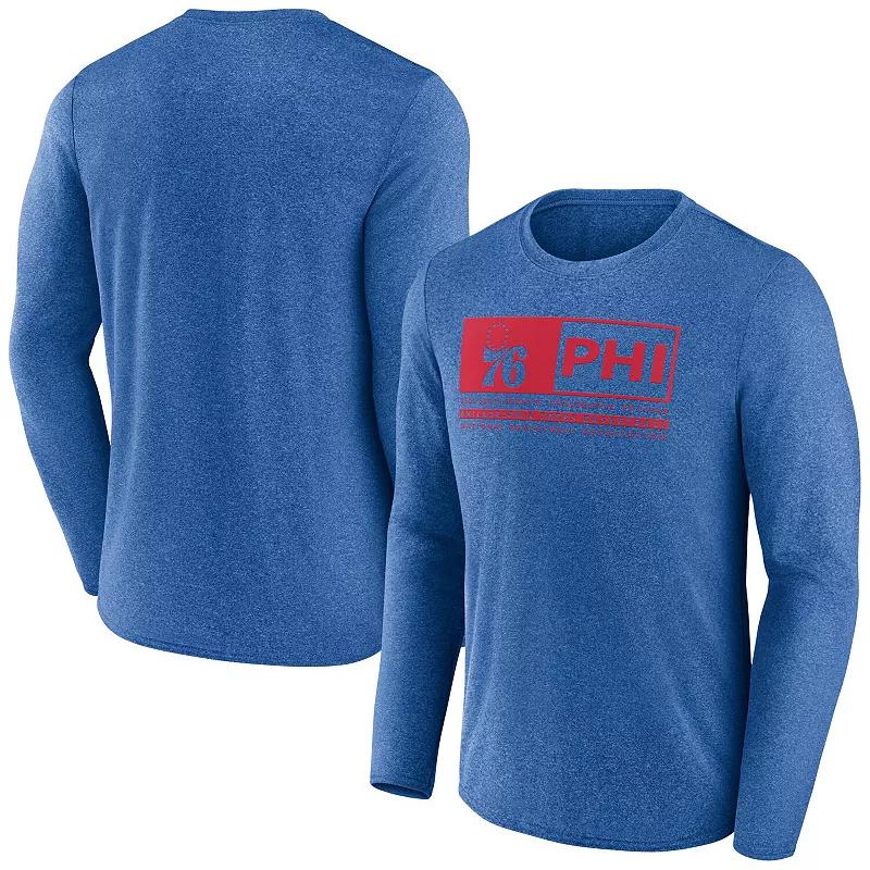 Men's Fanatics Branded Heather Red Chicago Bulls Three-Point Play T-Shirt,  Product Image