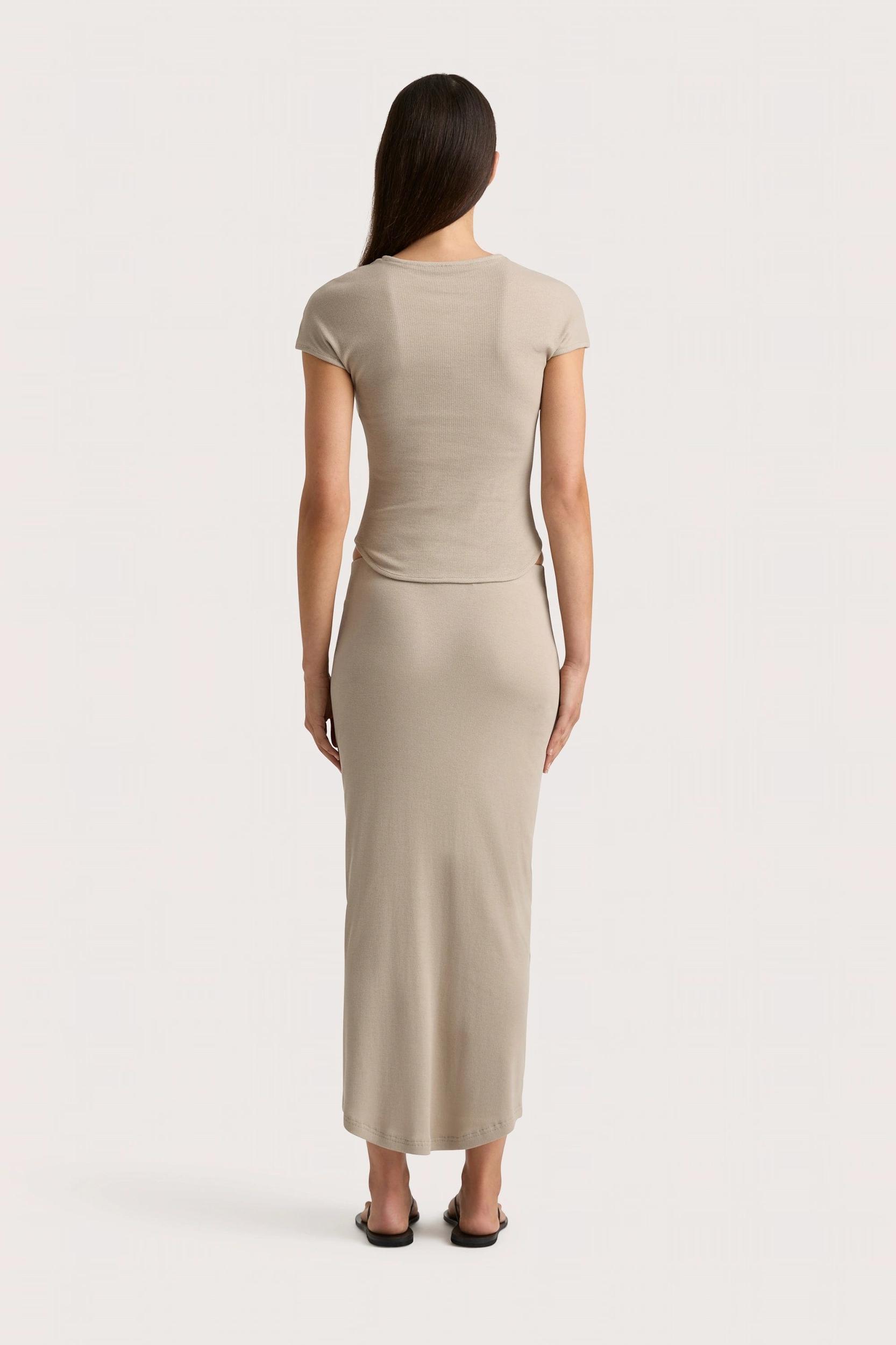 Loire Skirt Taupe - Final Sale Product Image