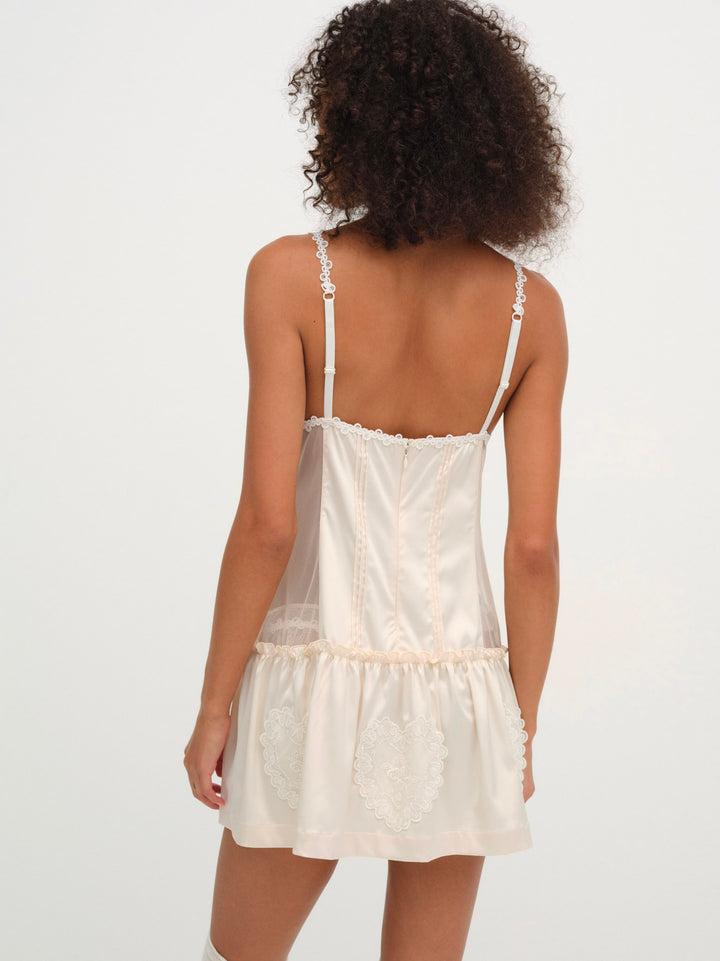 Vintage Embroidery Slip — White Product Image