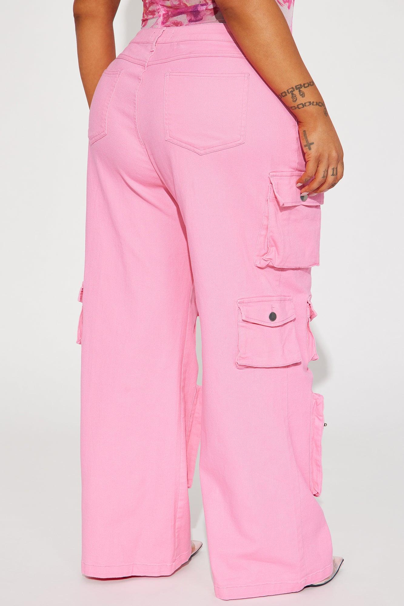 Elliana Cargo Pant - Pink Product Image
