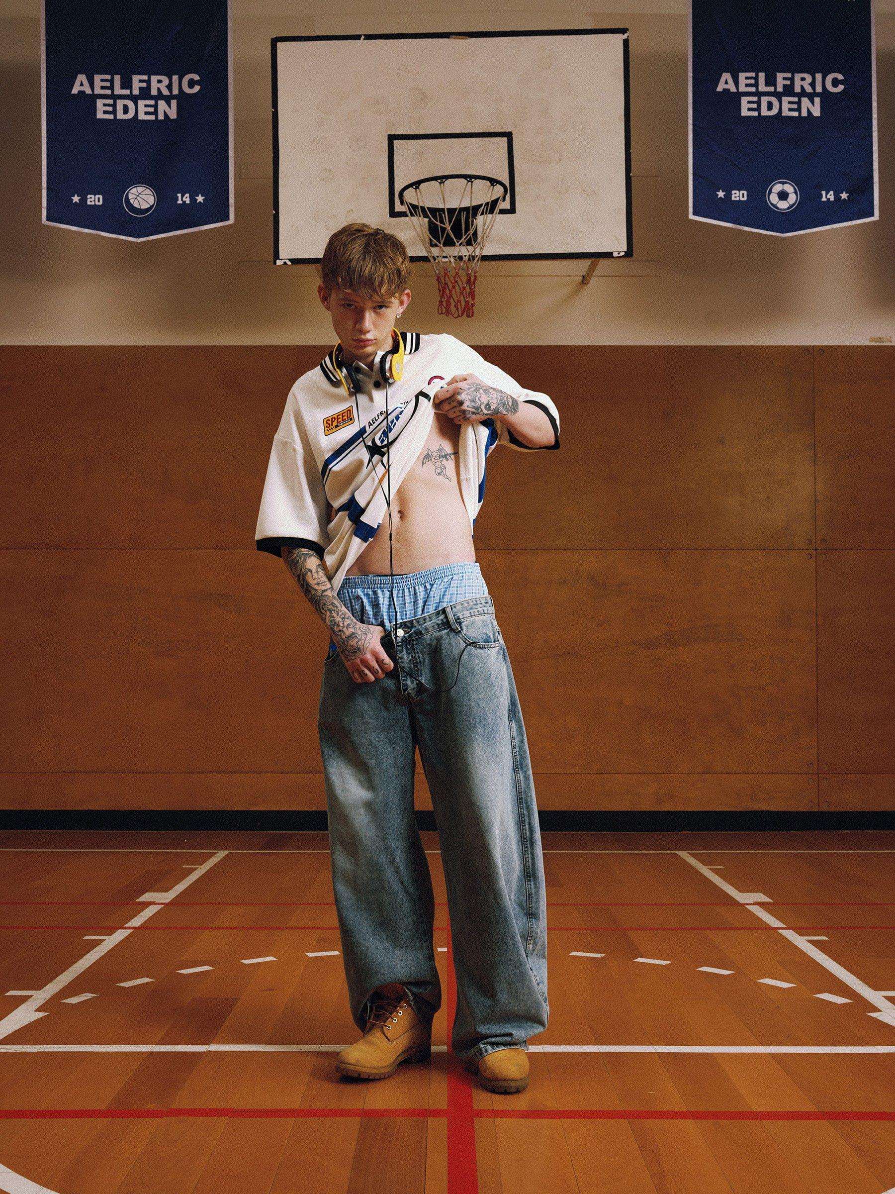 Aelfric Eden Double Waist Baggy Jeans Product Image