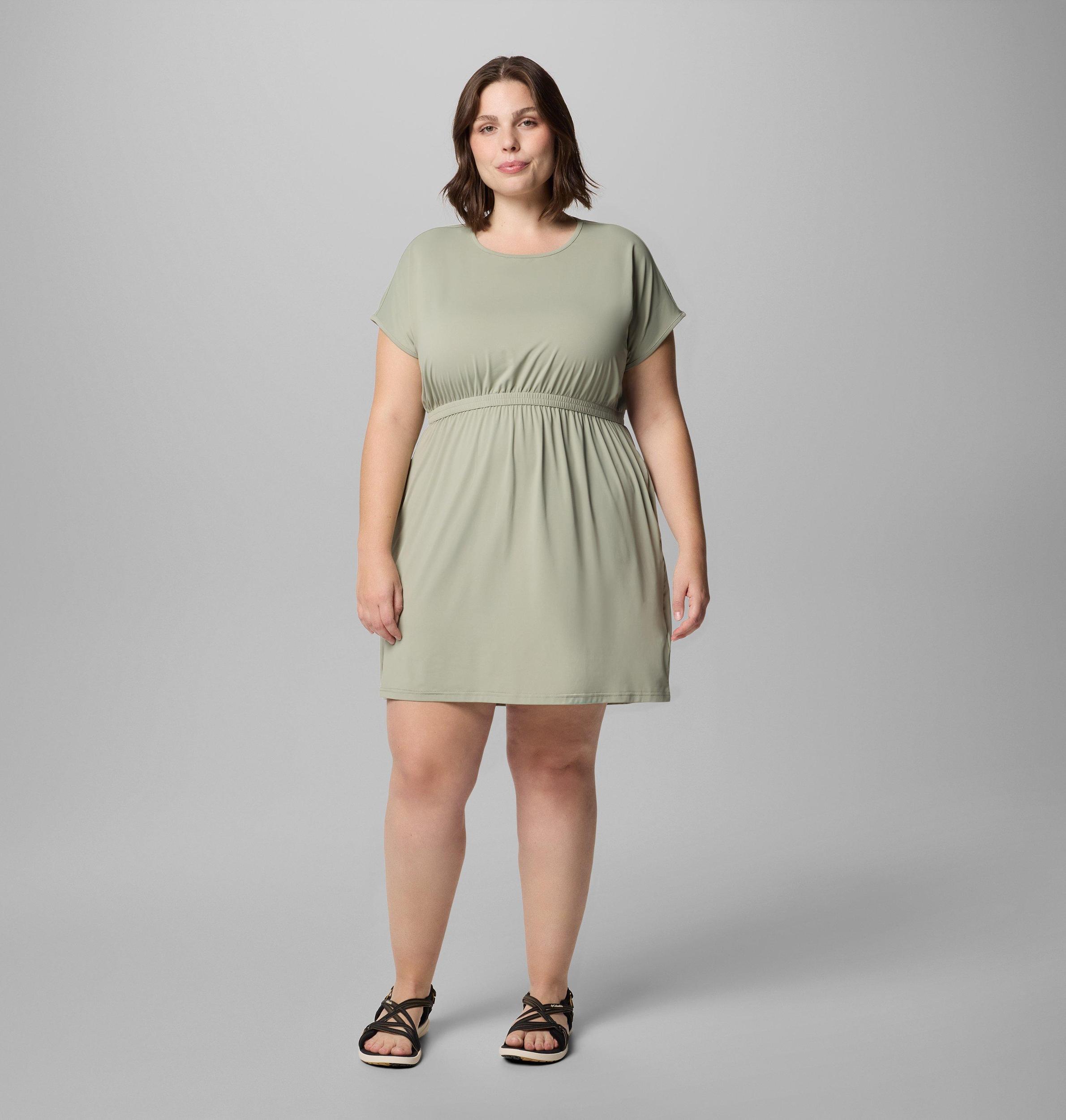 Columbia Womens Chill River Short Sleeve Dress - Plus Size- Product Image