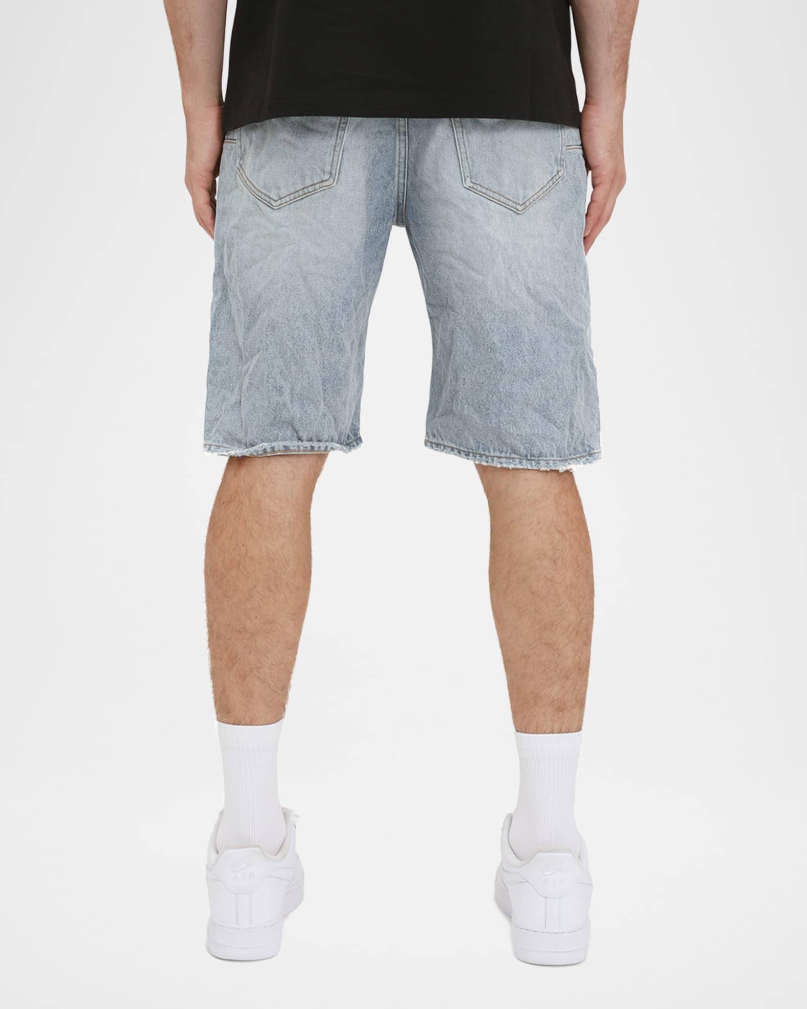 Men's Rivio Worn Denim Shorts Product Image
