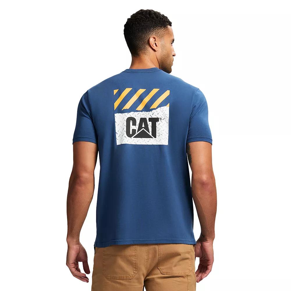 Men's Caterpillar Cat Heavyweight Back Graphic Logo Tee,  Product Image