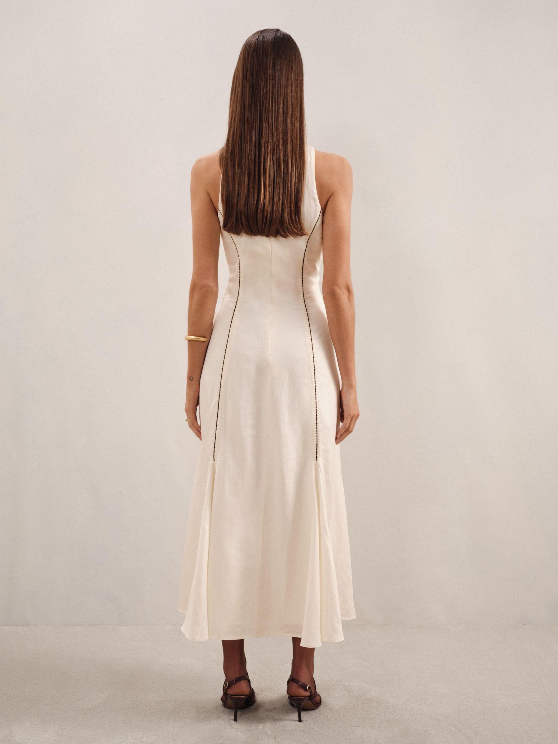 Petite Halterneck Craft Stitch Jumpsuit in Black Product Image