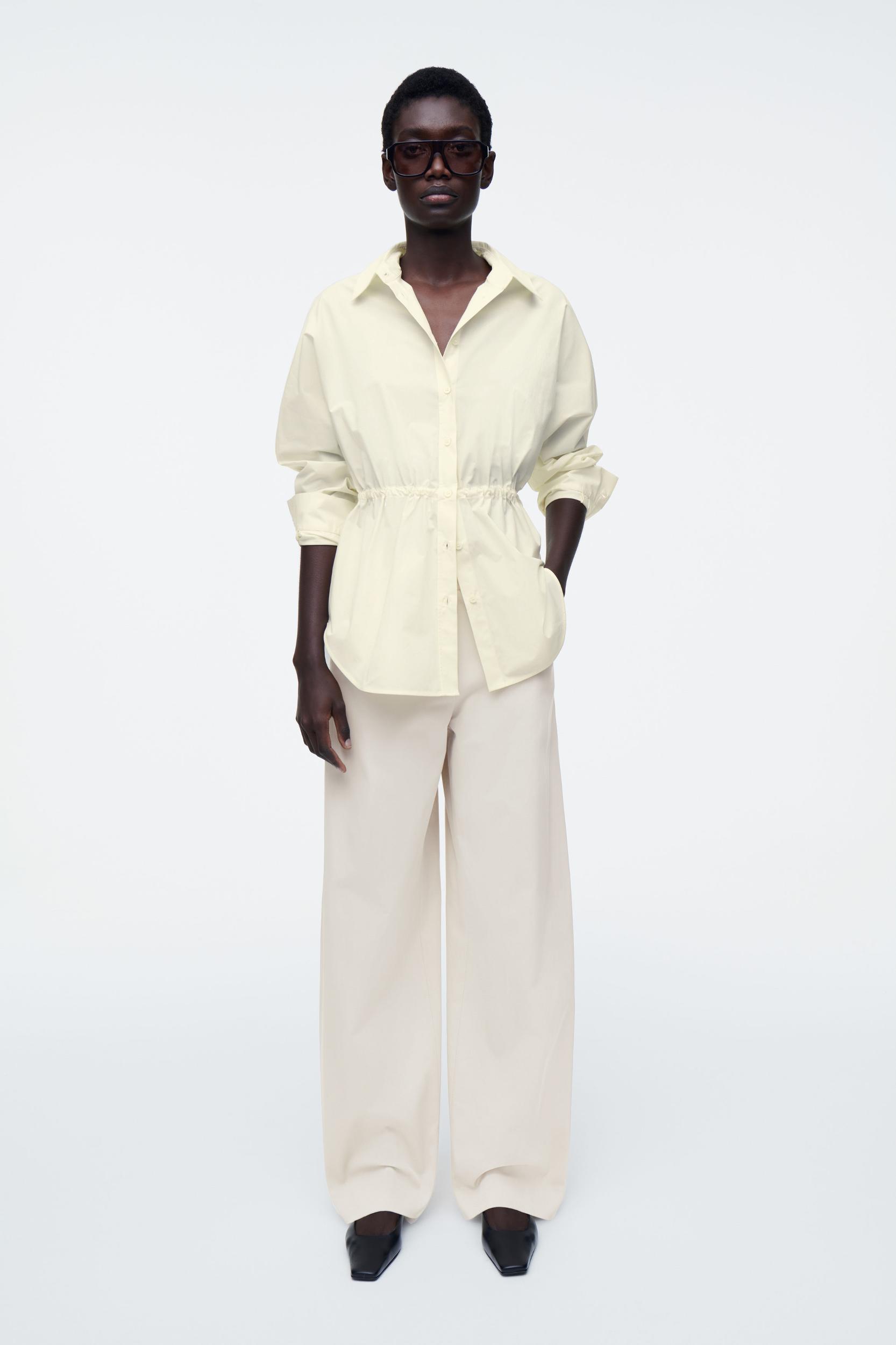 DRAWSTRING-WAIST SHIRT Product Image