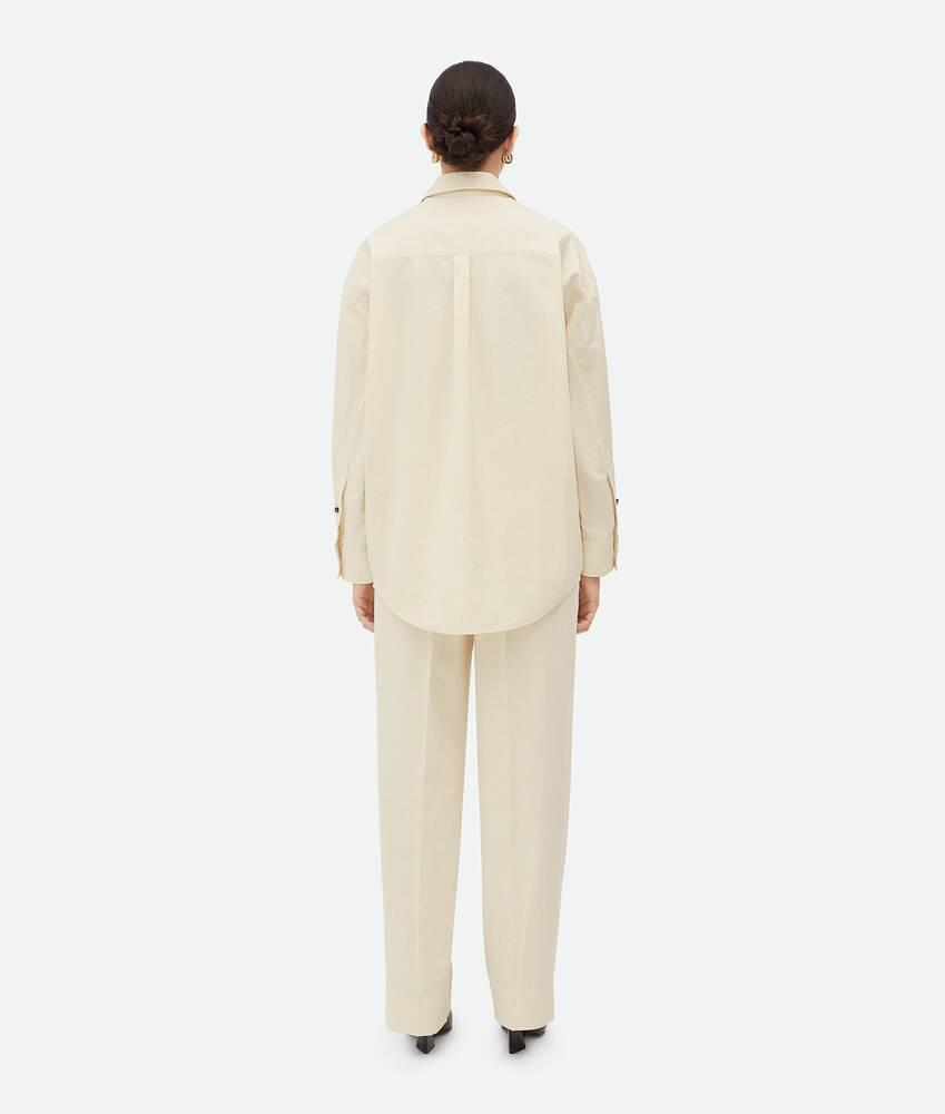 Women's Cotton Poplin Shirt in Toile Product Image