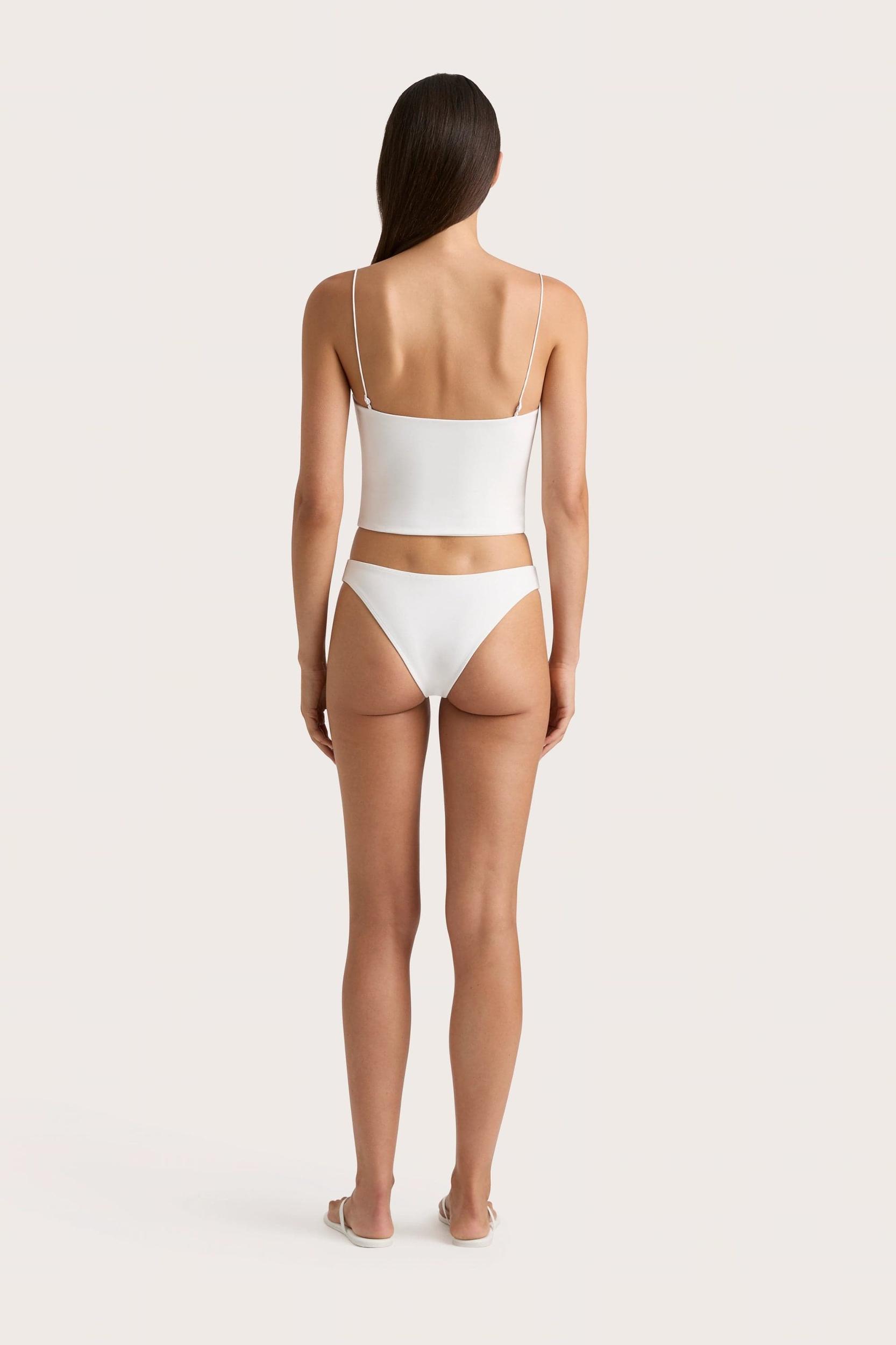 Jean Swim Top White - Final Sale Product Image