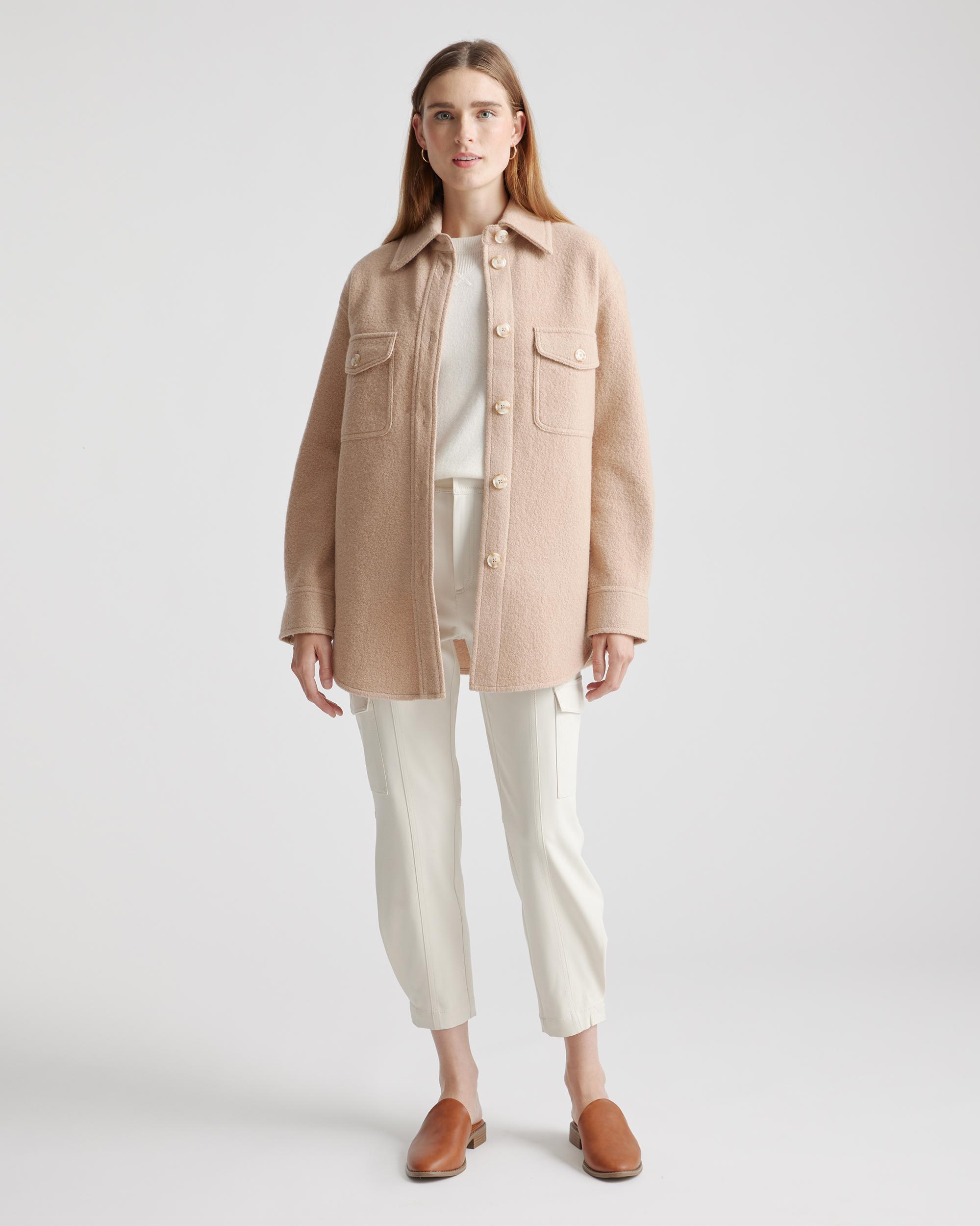Quince | Women's 100% Merino Wool Shirt Jacket Product Image