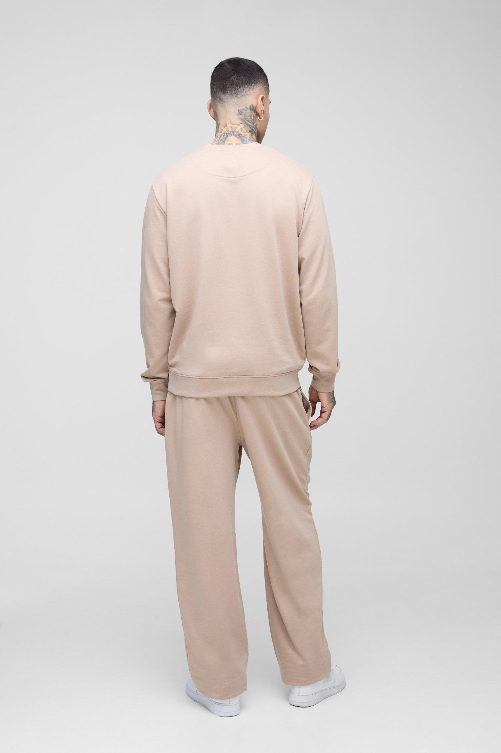 Tall Lightweight Oversized Fit Basic Sweatpants | boohooMAN USA Product Image