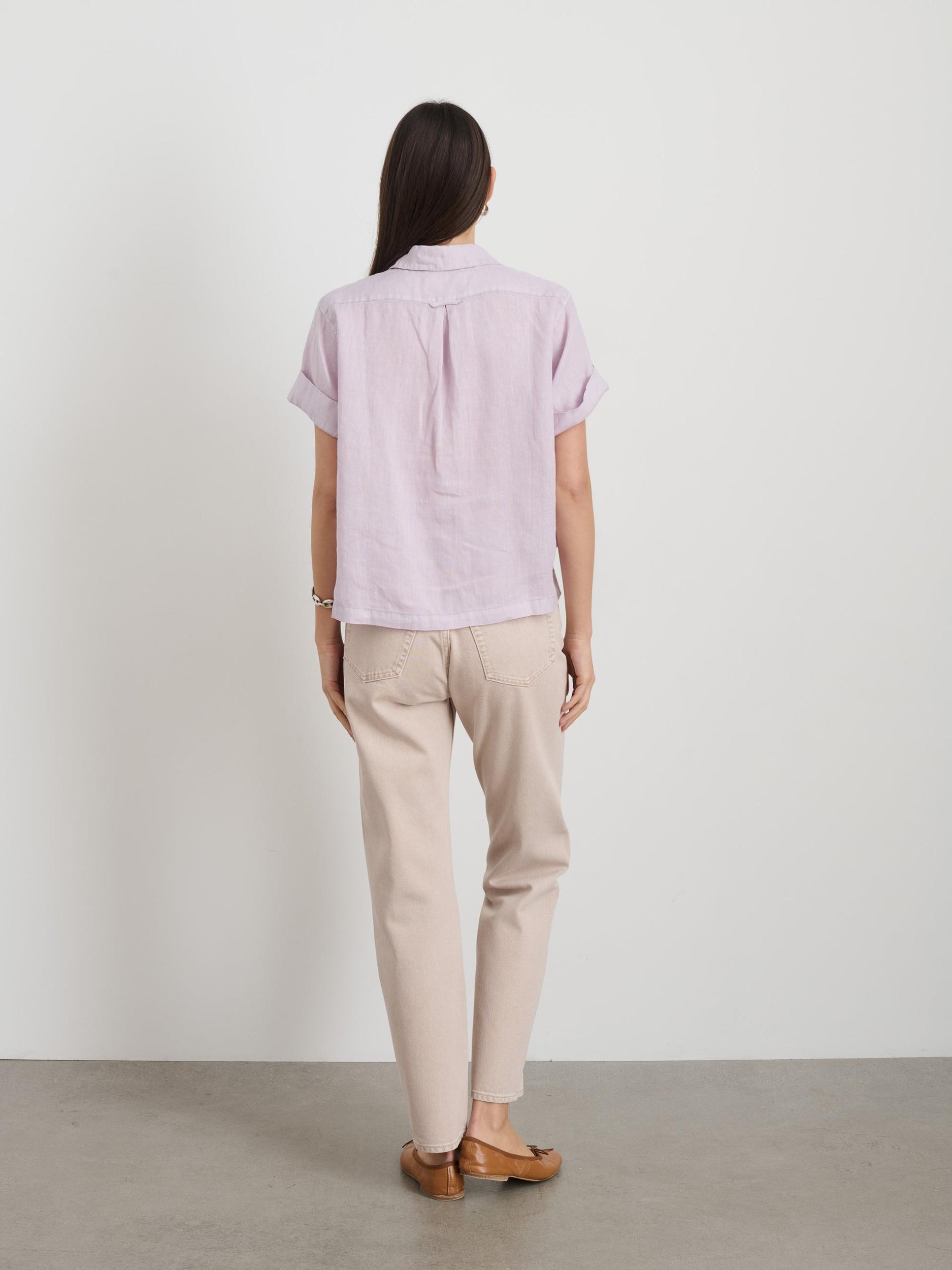 Maddie Shirt In Linen Product Image