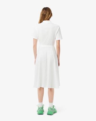 Women's Flared Mini-Piqué Polo Dress Product Image