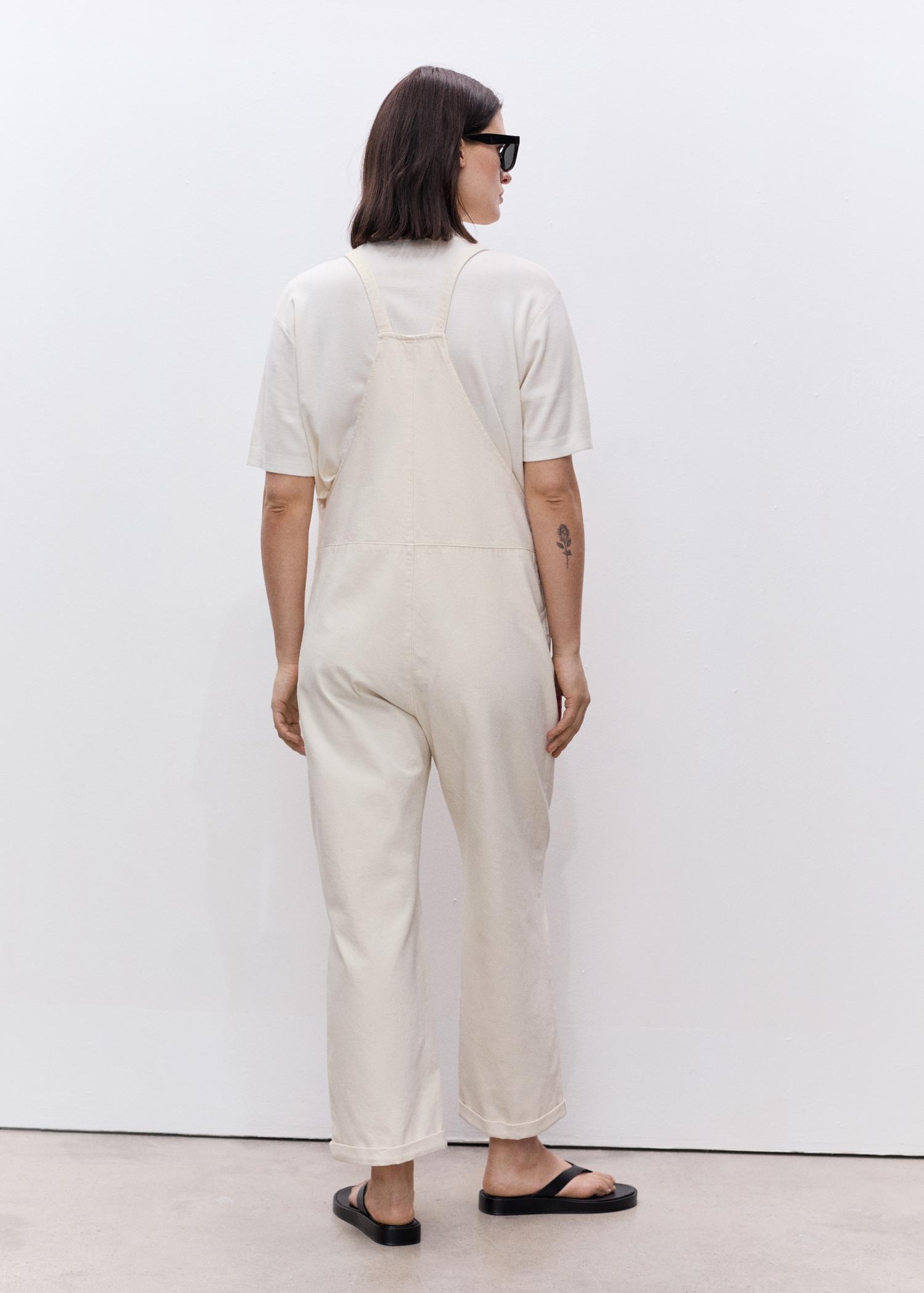 Maternity denim dungarees - Women | MANGO USA Product Image