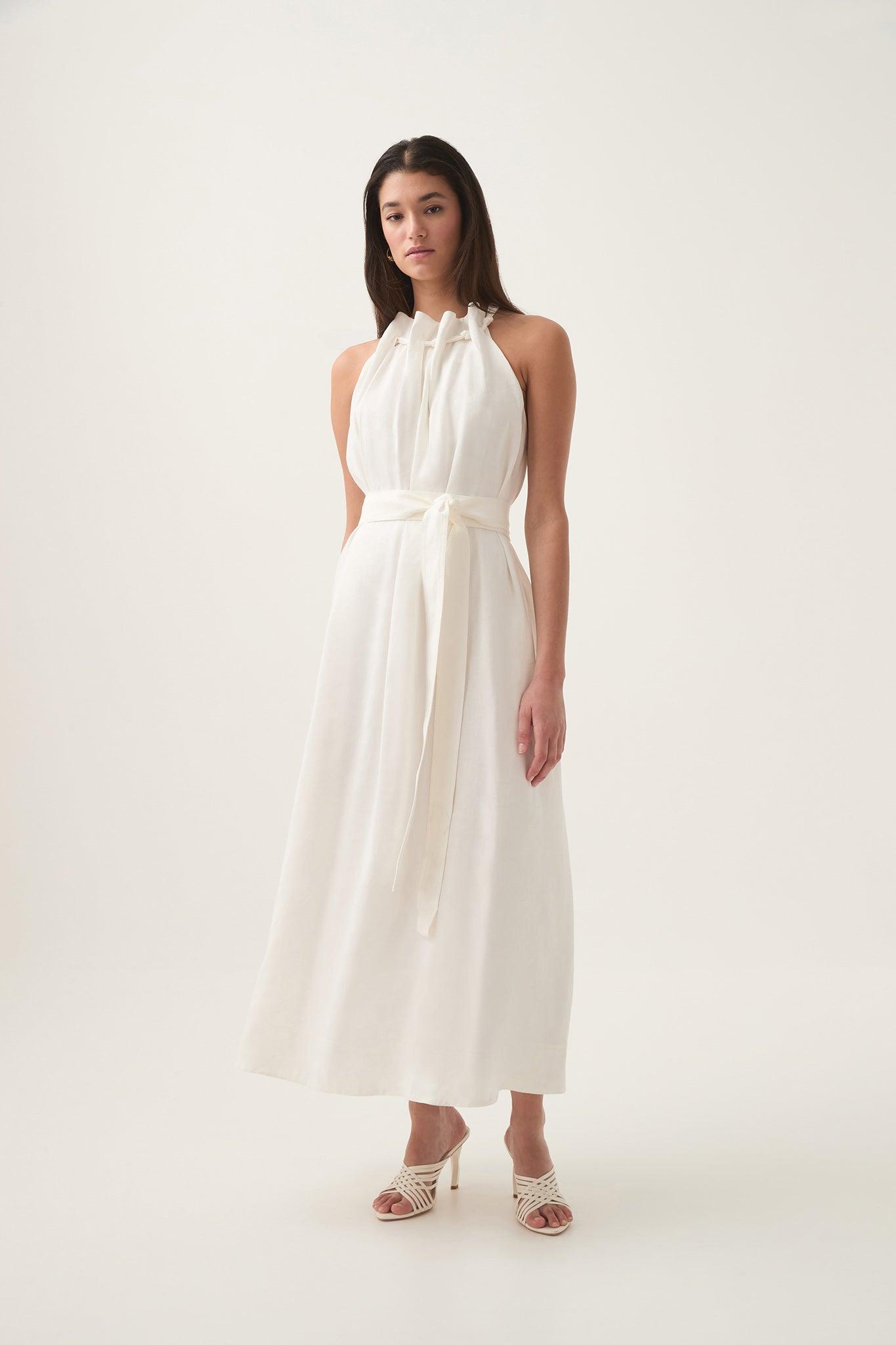 Primary Belted Midi Dress Product Image