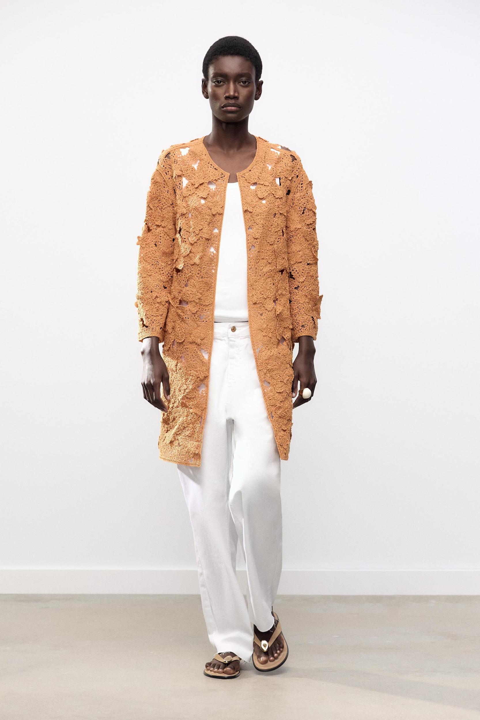 MACRAMÉ OPEN COAT Product Image