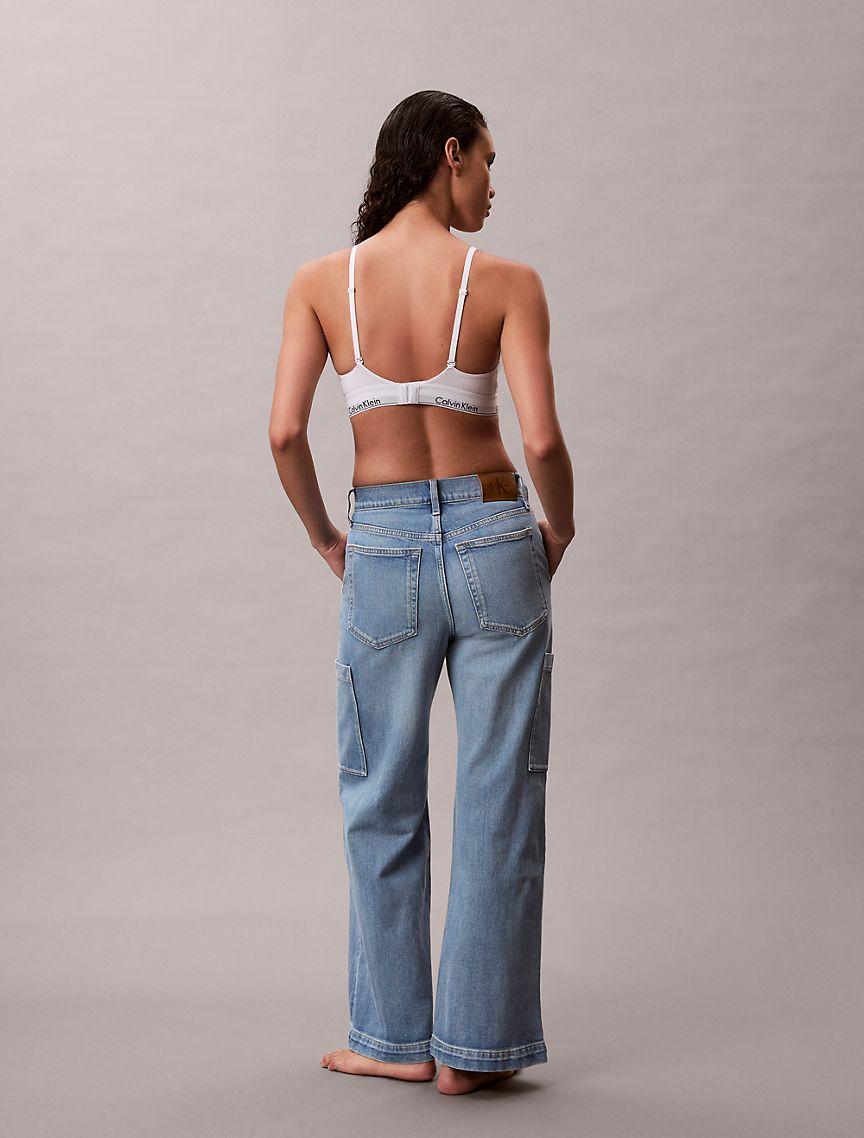 Wide Leg Cargo Jeans Product Image