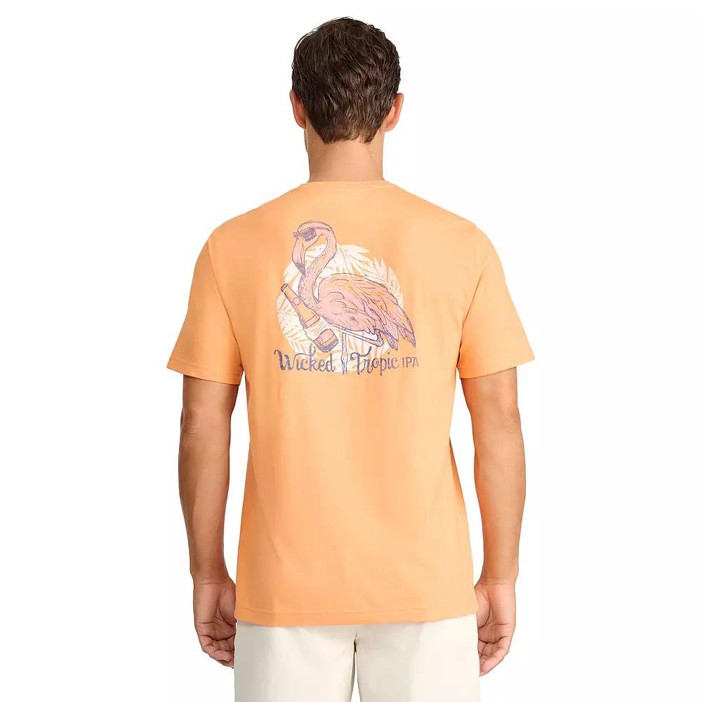 Men's IZOD Saltwater Short Sleeve Graphic Tee, Size: Small, Wicked Tropic Product Image